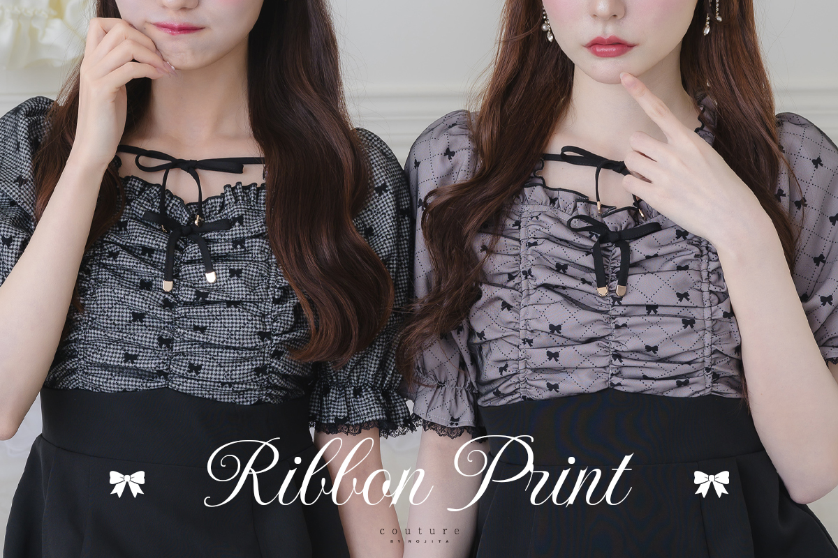 couture BY ROJITA 花柄ワッフルワンピース　黒 couture BY ROJITA Brand Page | Rlab store