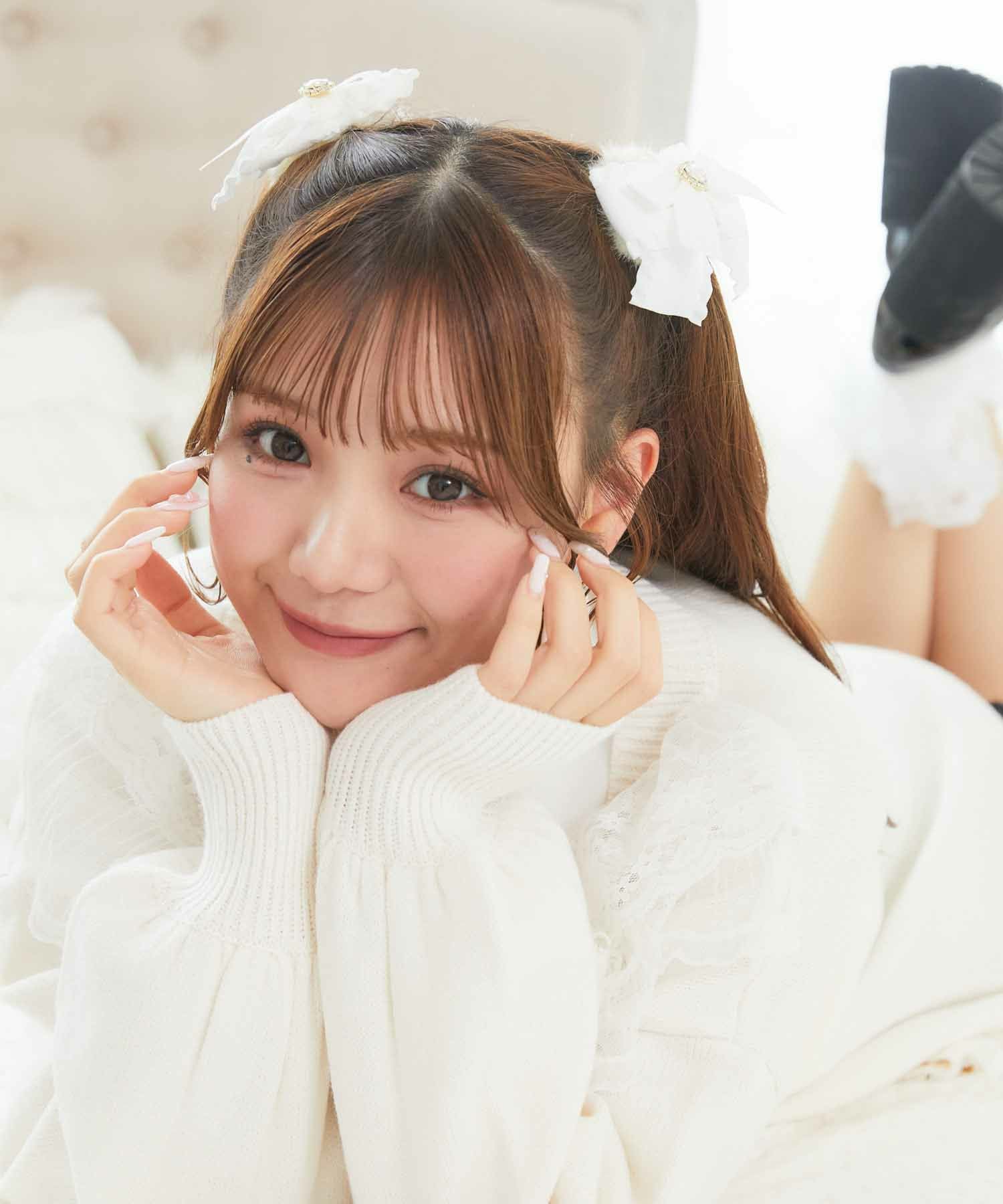 フリルリボン付きファーシュシュSET | Rlab store