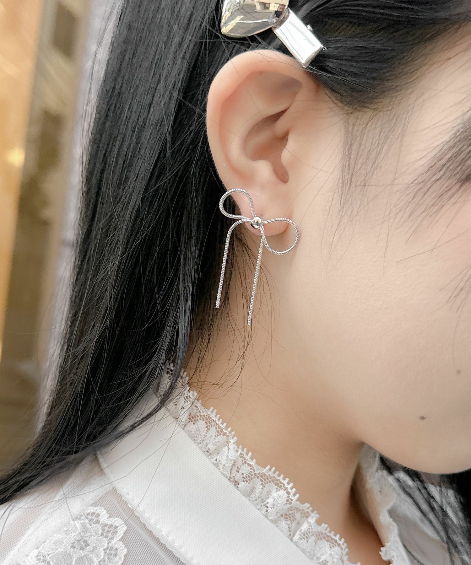 リボンピアス | Rlab store