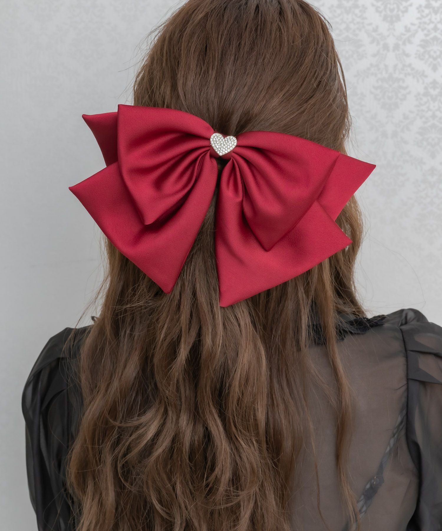 ラパフェ リボンバレッタ partage big ribbon barrette – POMIII PARTAGE