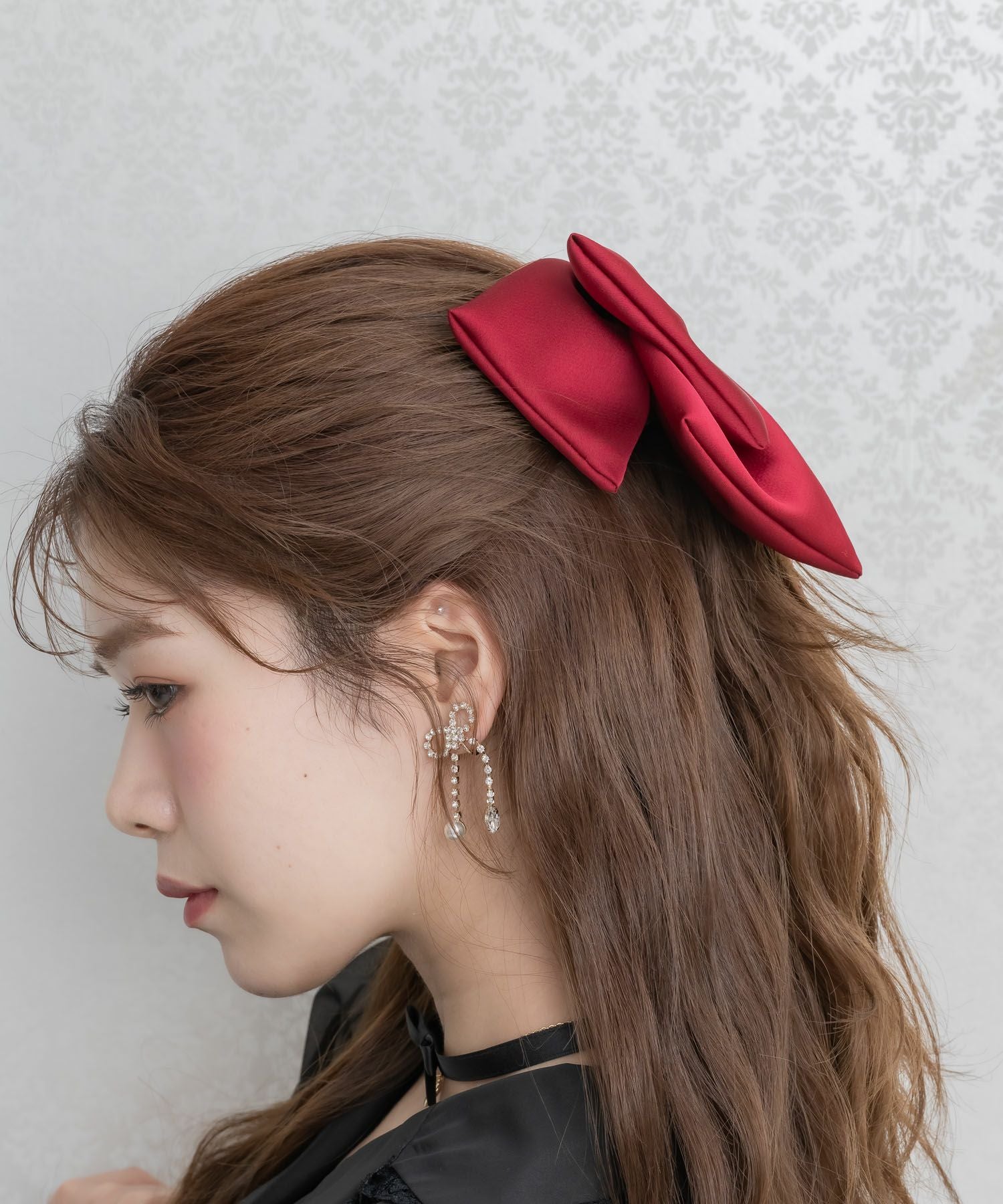 ラパフェ リボンバレッタ partage big ribbon barrette – POMIII PARTAGE