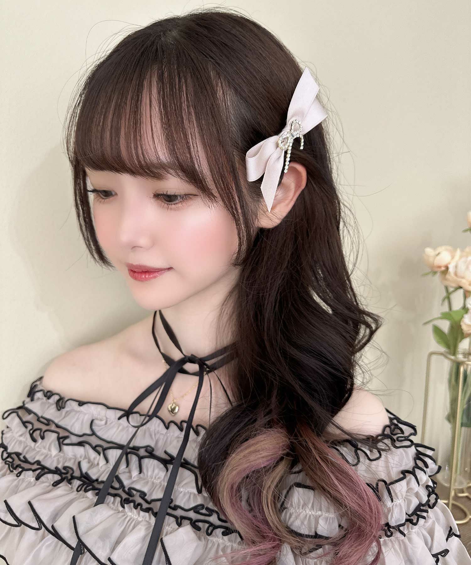 【即購入可】うたかた華かぐら　フリルJSK リボンクリップセット ダブルリボンクリップセット | Rlab store