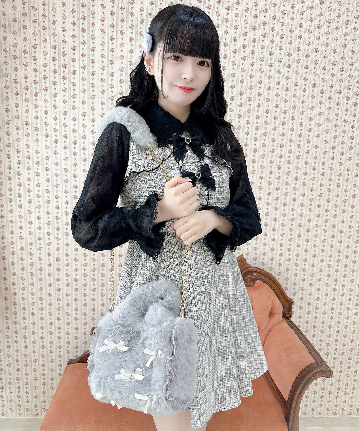 BOGUTA ふわふわおリボンbag L リボンウエストバッグ オーガンジーver.【BOGUTA】 – Epetice