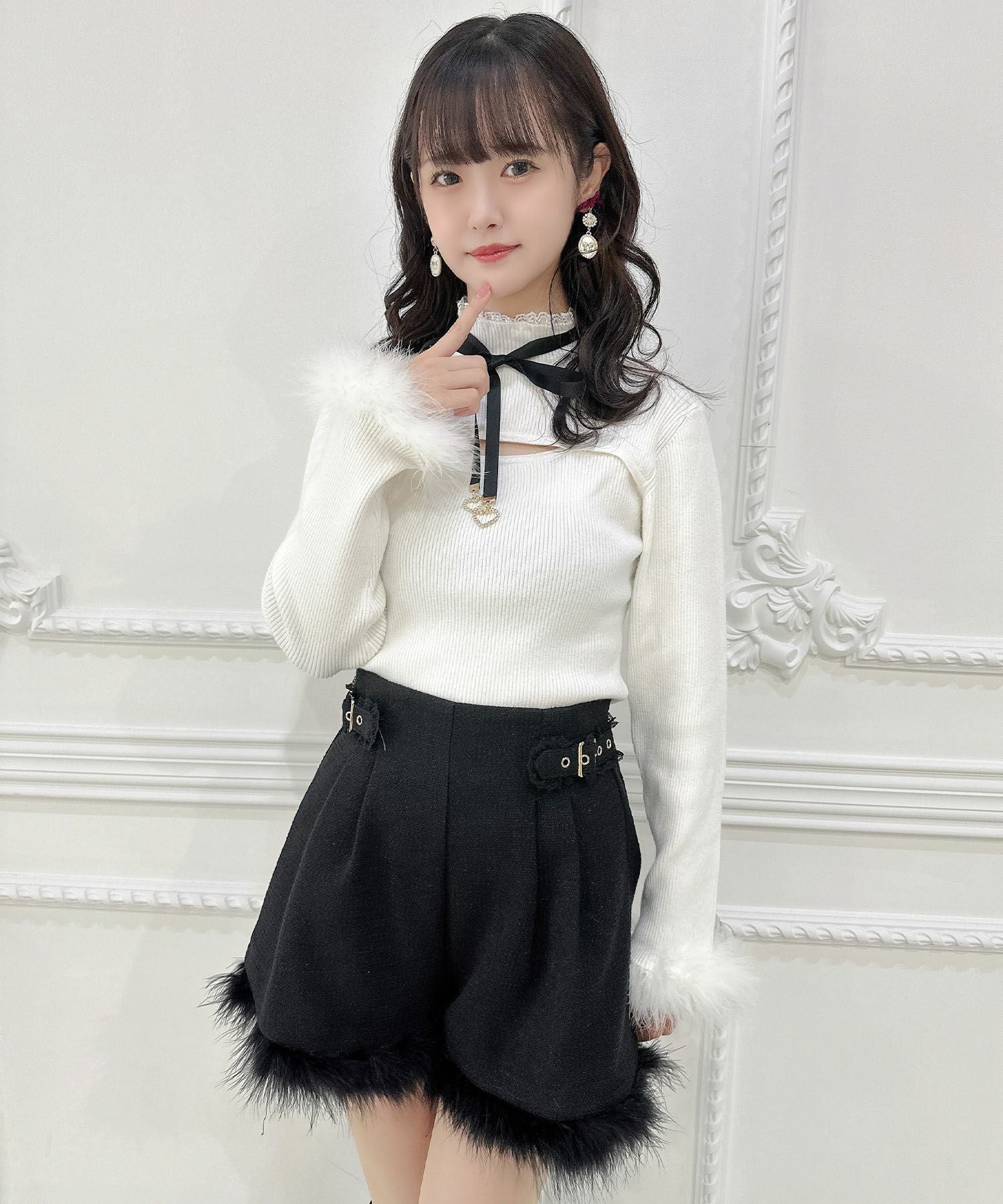 ファーショートパンツ | Rlab store