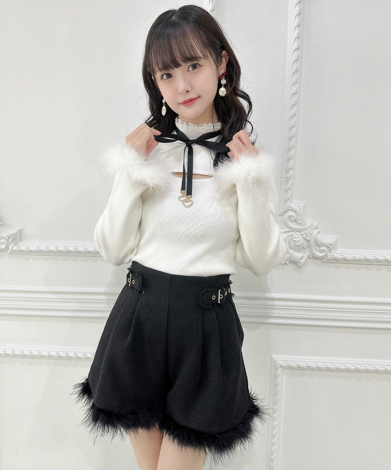 ファーショートパンツ | Rlab store