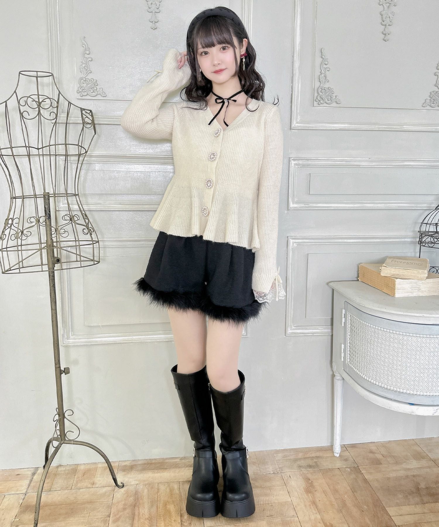 ファーショートパンツ | Rlab store