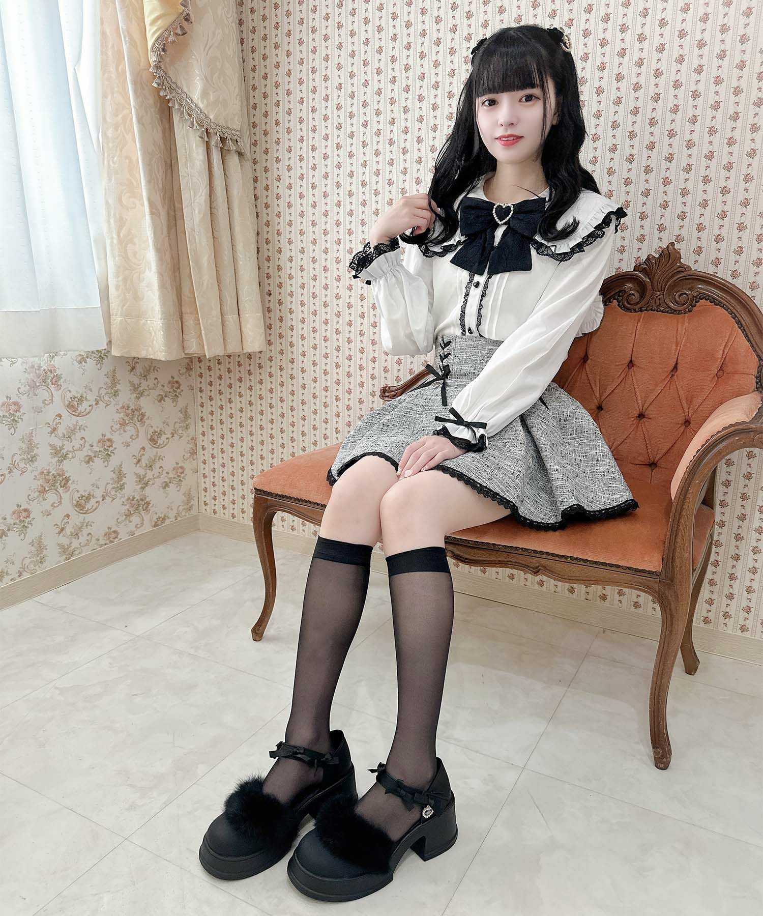 リボンストラップファーシューズ | Rlab store リボンストラップファーシューズ | Rlab store