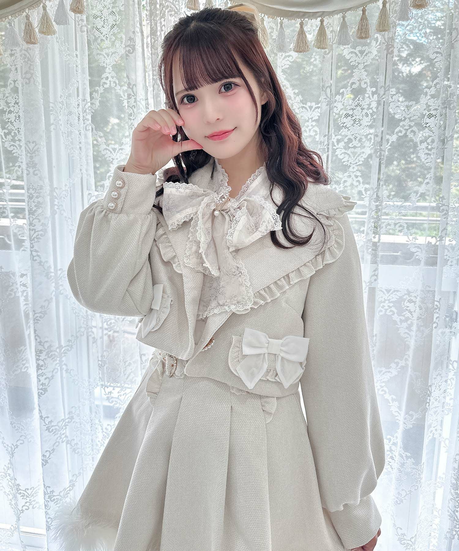 リボンポケットショートジャケット | Rlab store