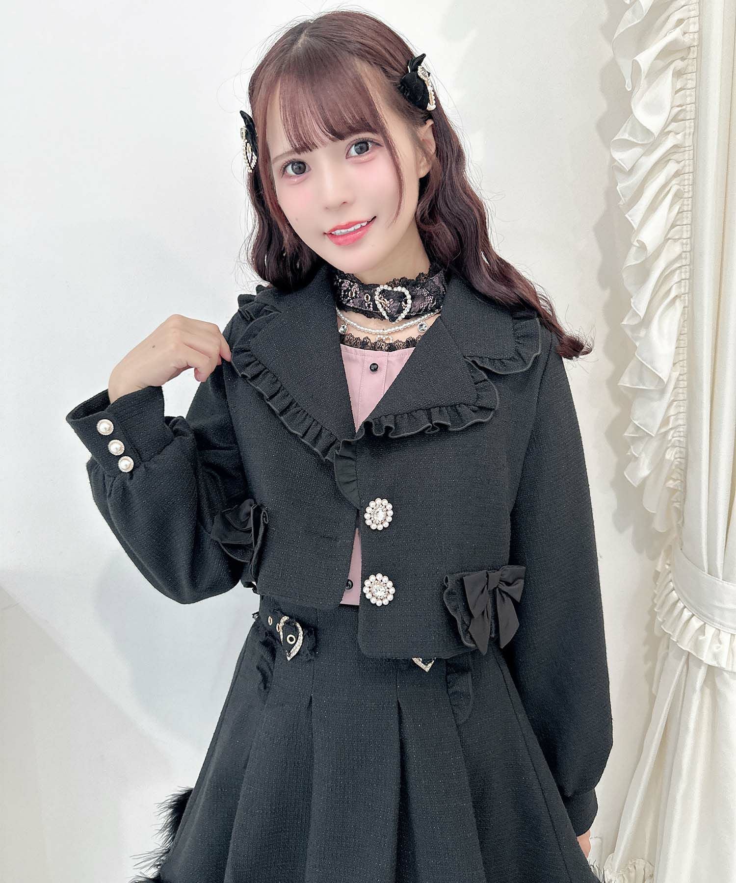 リボンポケットショートジャケット | Rlab store