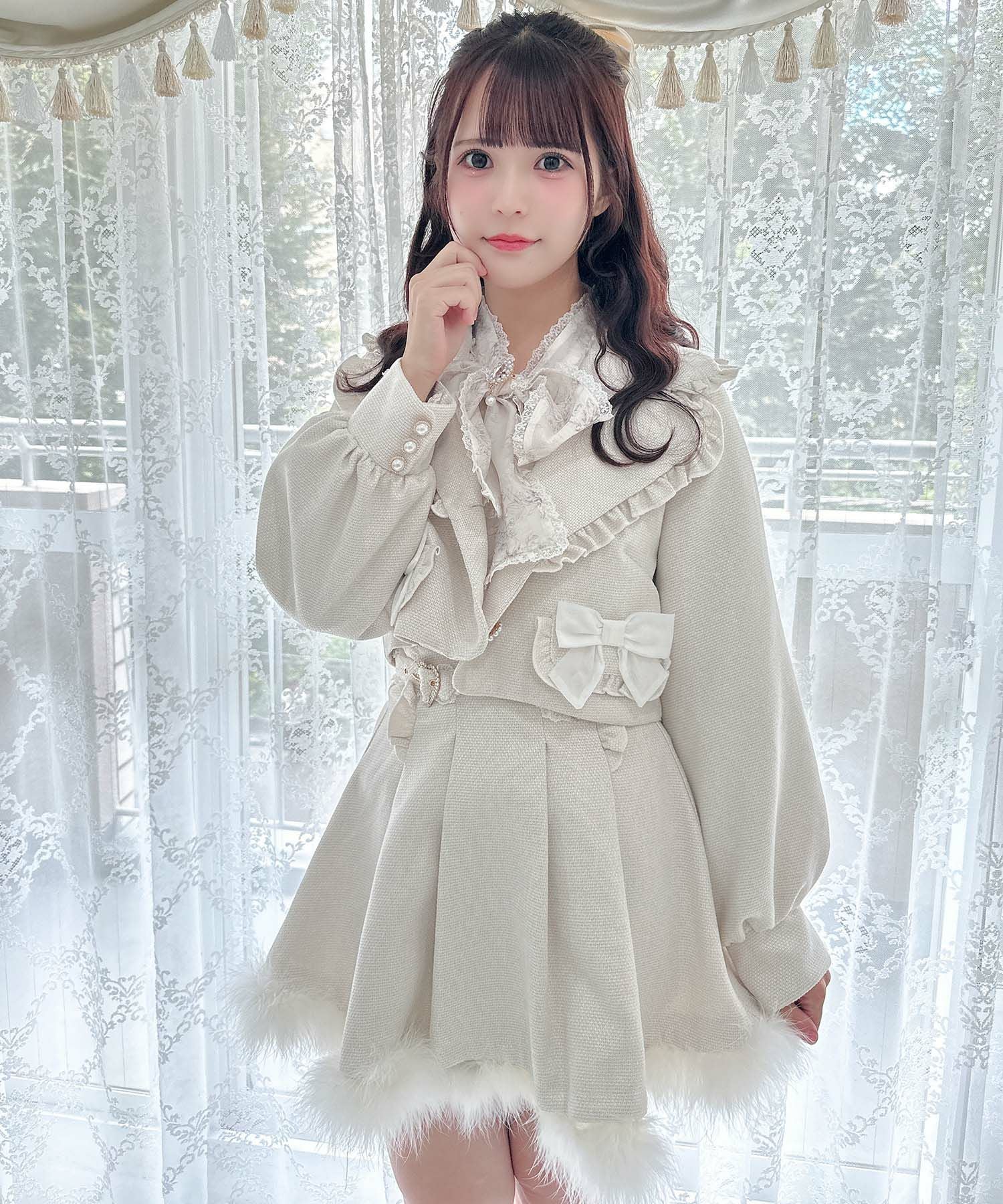 リボンポケットショートジャケット | Rlab store