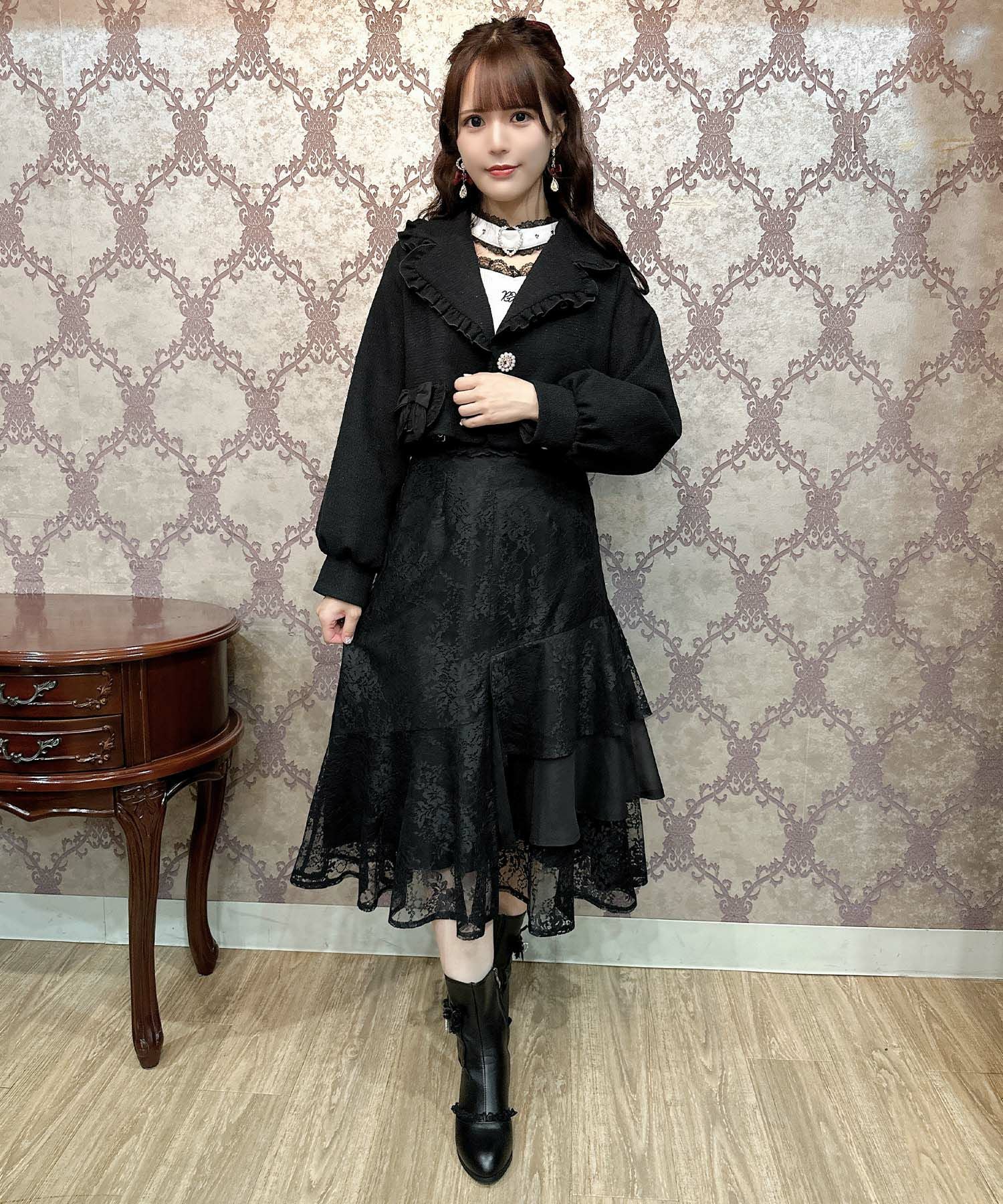 リボンポケットショートジャケット | Rlab store