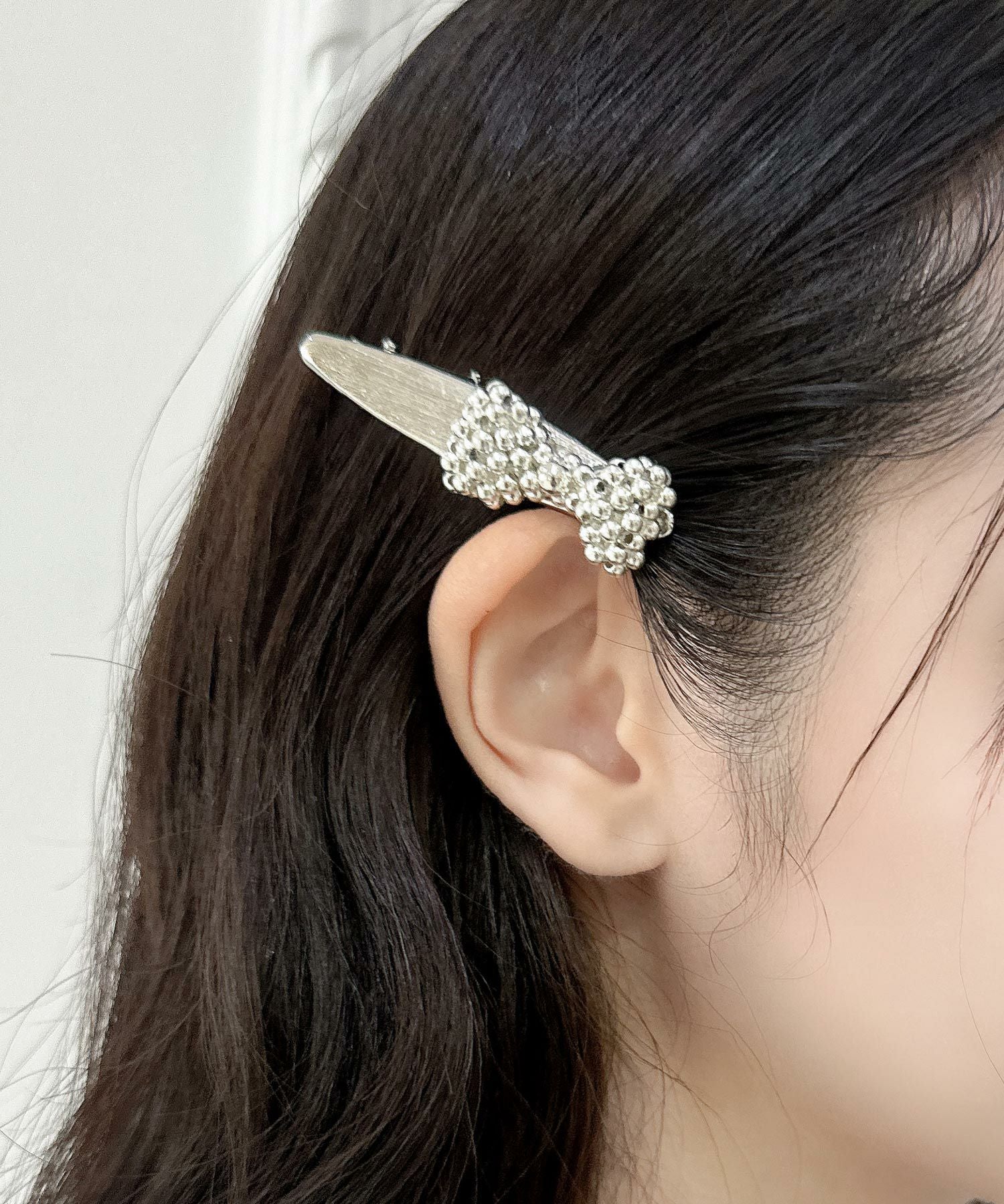 リボンパールヘアクリップセット | Rlab store