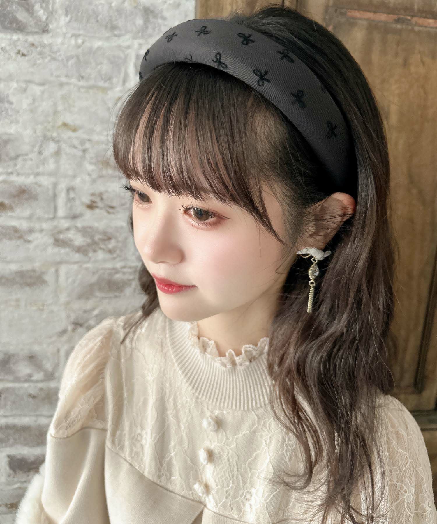 リボン柄カチューシャ | Rlab store