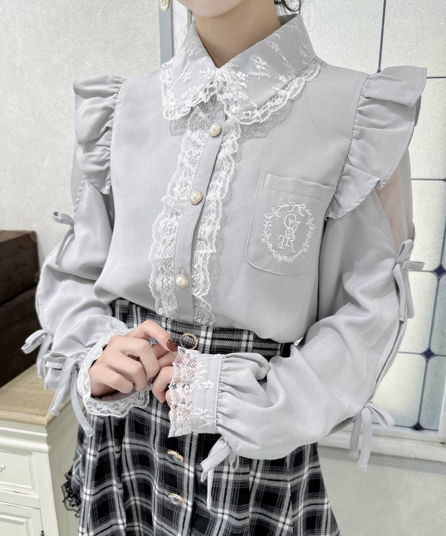 プチリボンデザインブラウス | Rlab store