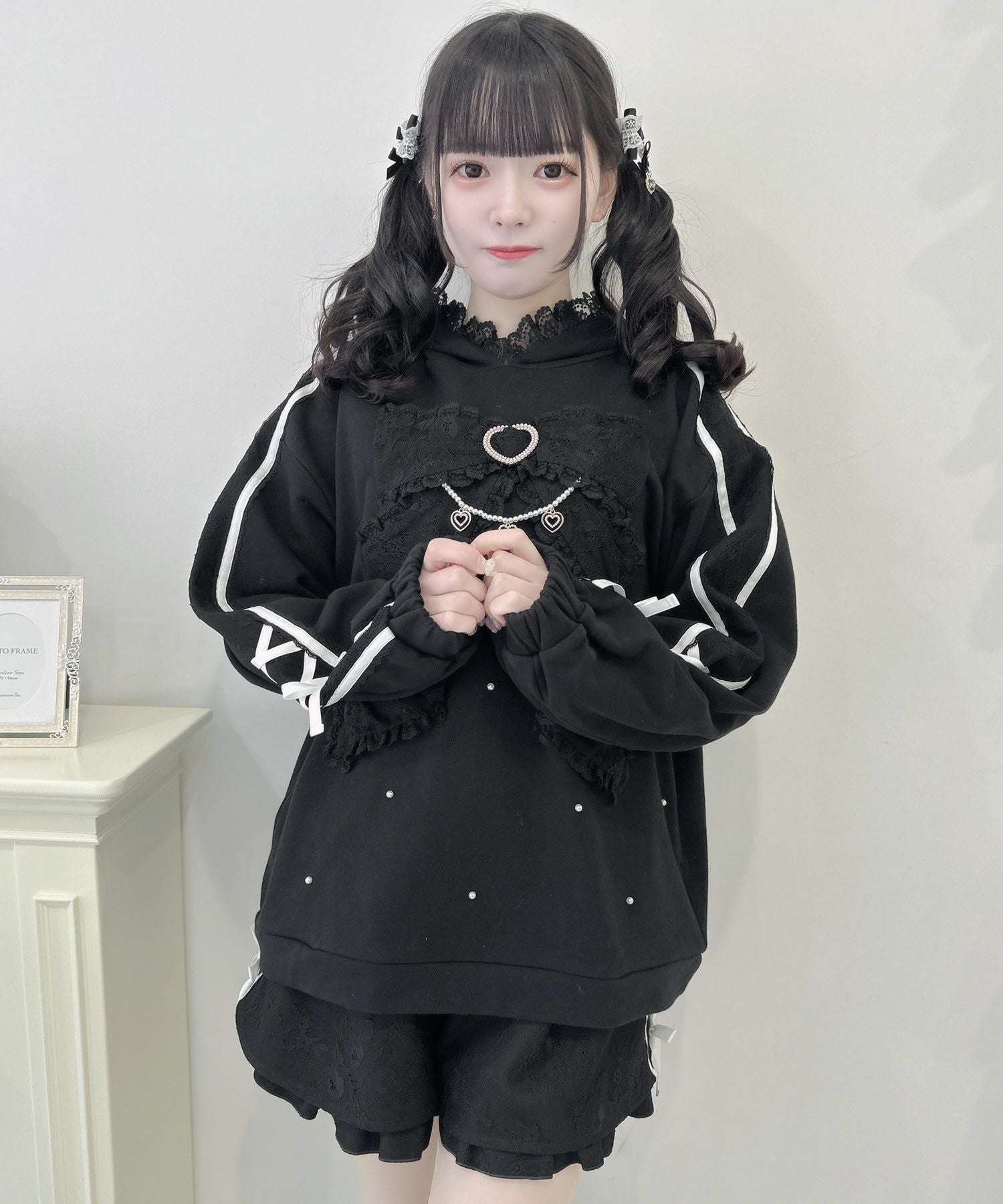 リボンデザイン裏毛スエットミニワンピース | Rlab store