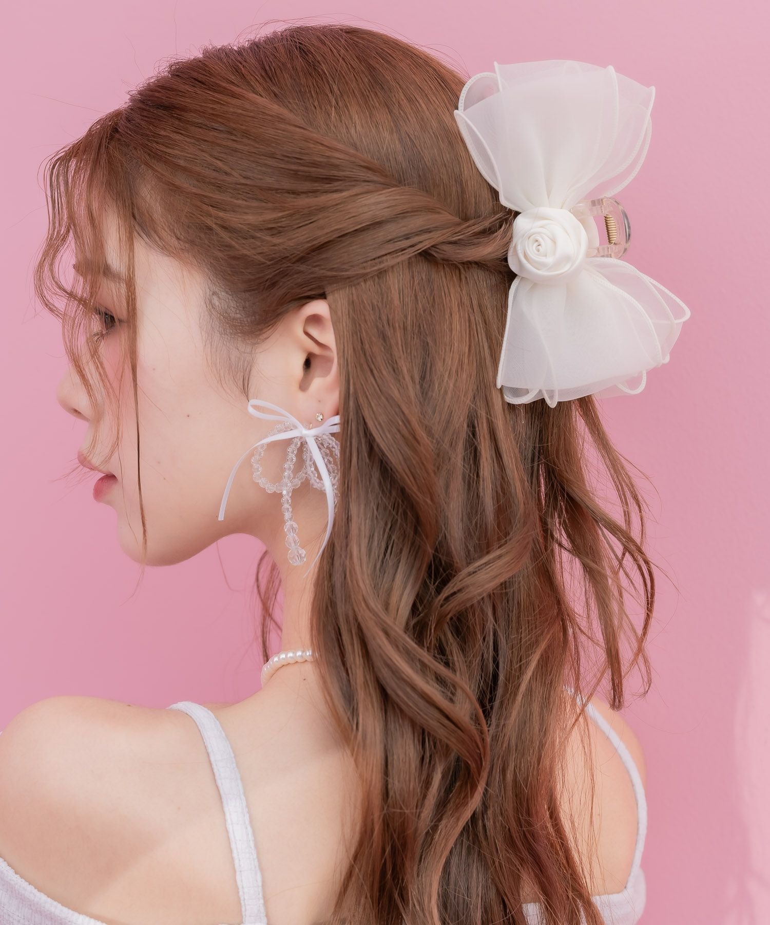 ローズリボンバンスクリップ | Rlab store