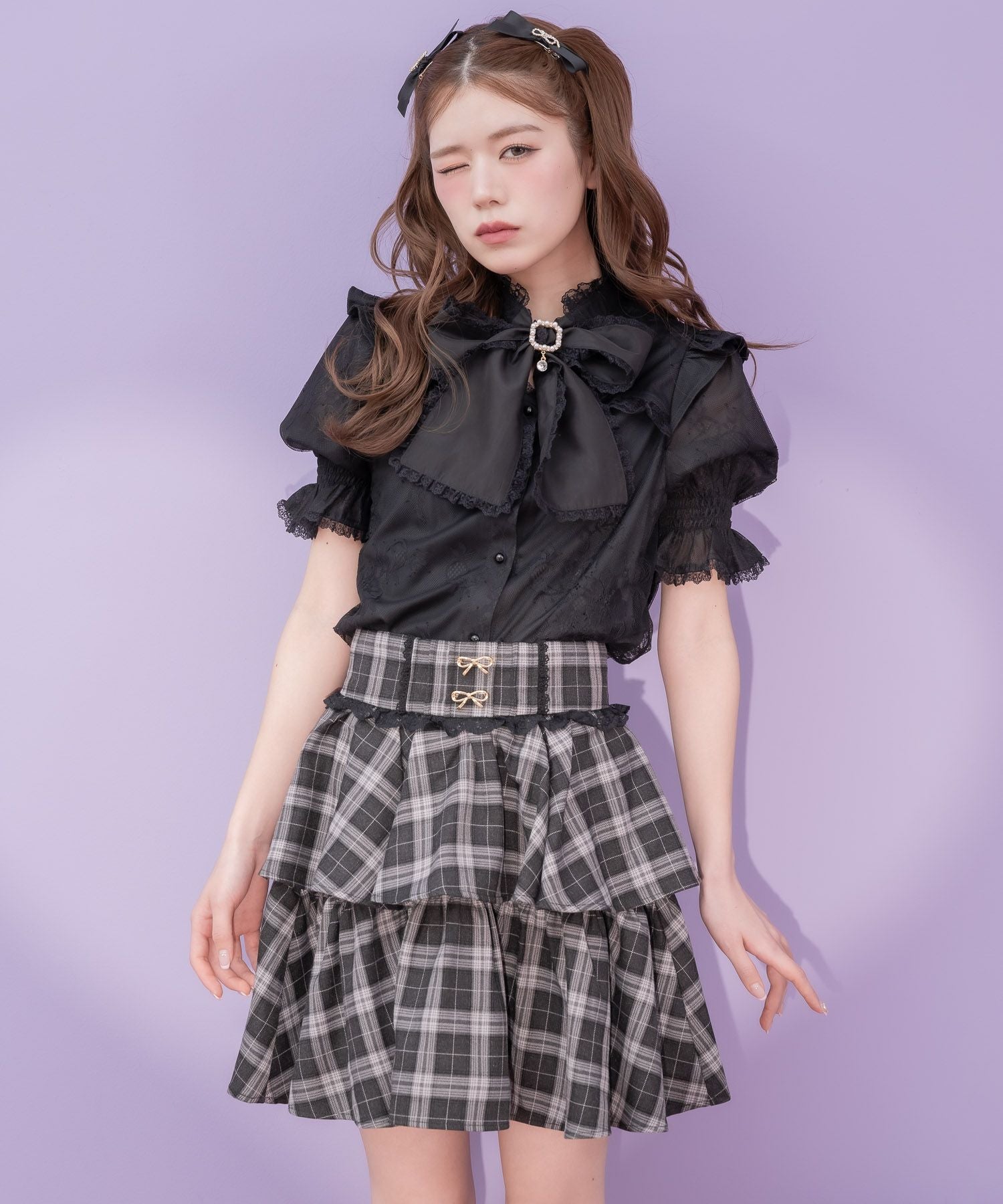 DRESCCOリボン付きフレアスカートドレス Tiaclasse スカート リボン付きフレアスカート : ZOZOTOWN Yahoo!店