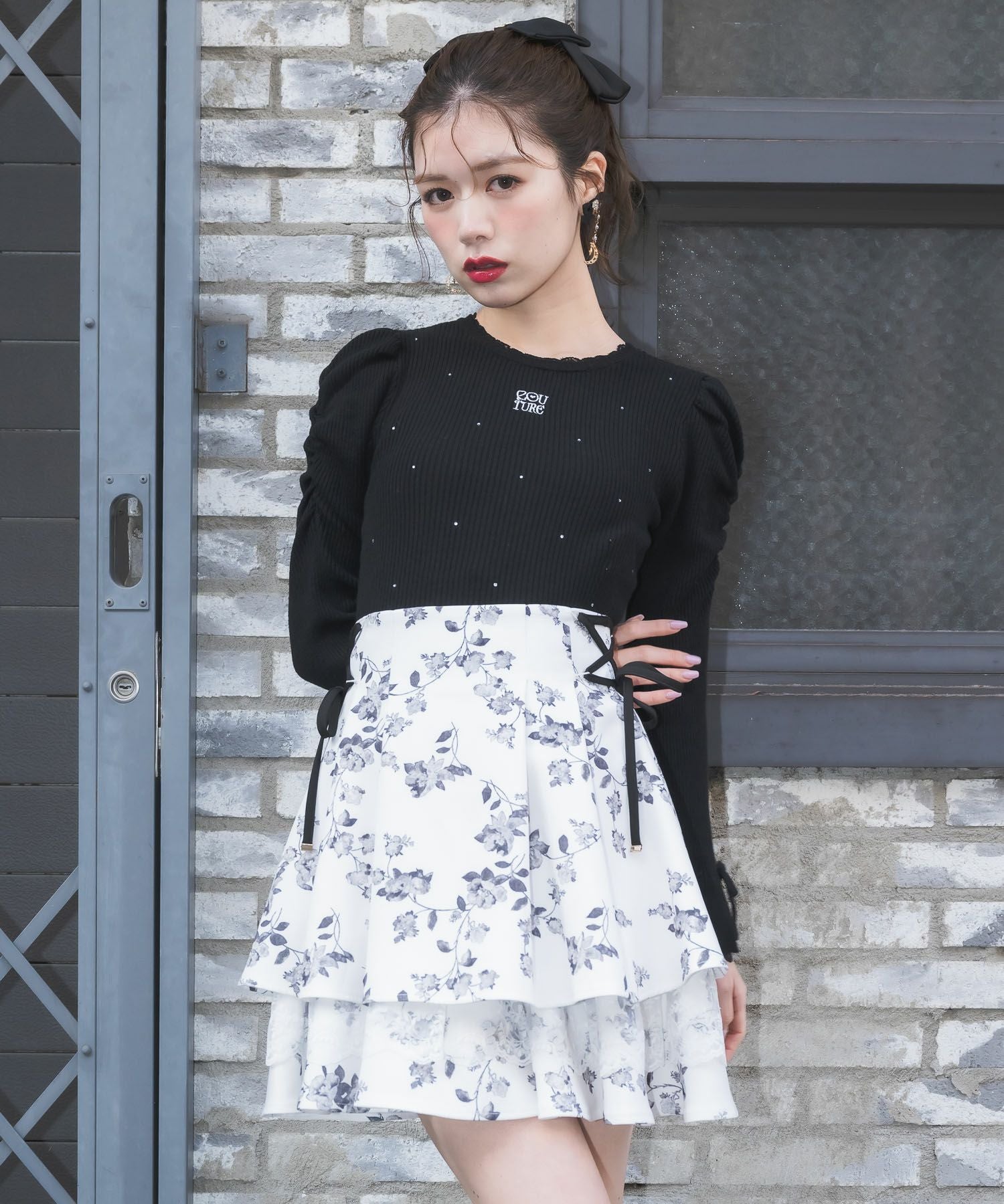 レーシーティアードミニスカート | Rlab store