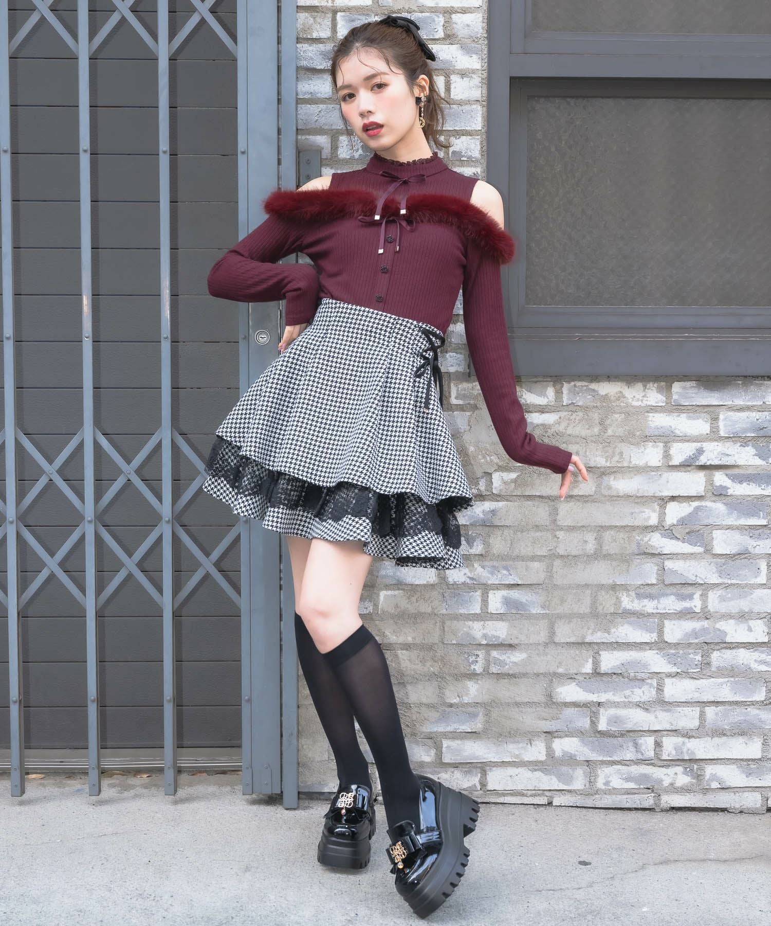 レーシーティアードミニスカート | Rlab store