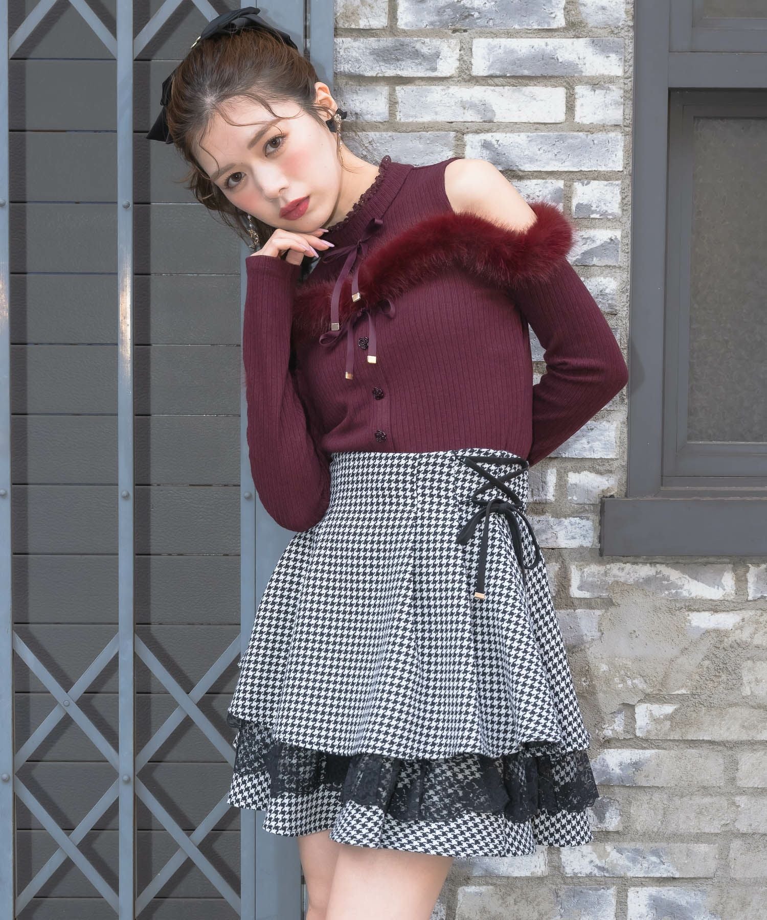 レーシーティアードミニスカート | Rlab store