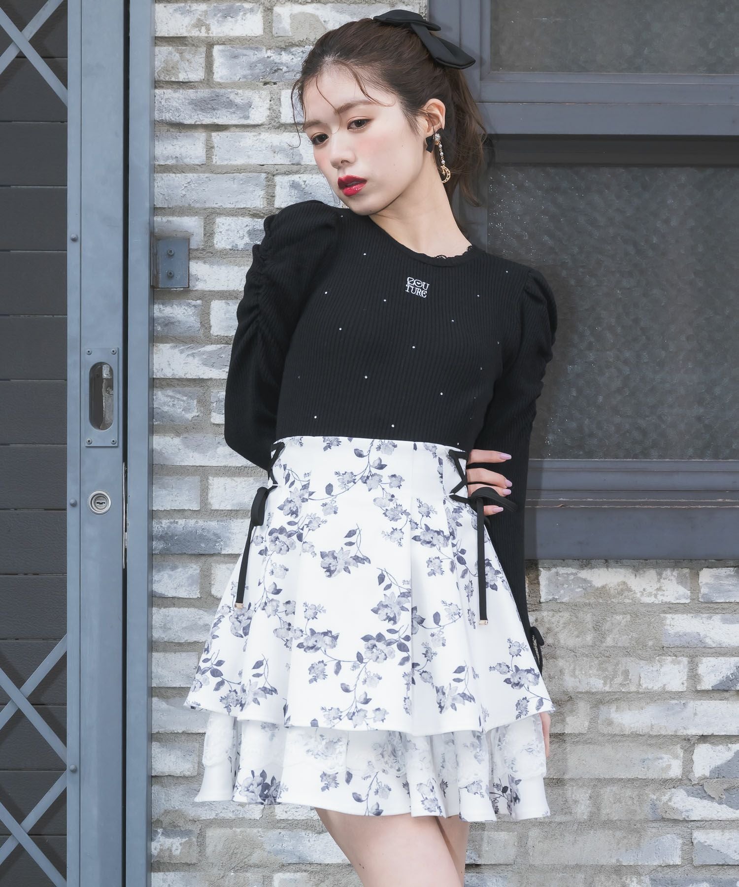 レーシーティアードミニスカート | Rlab store