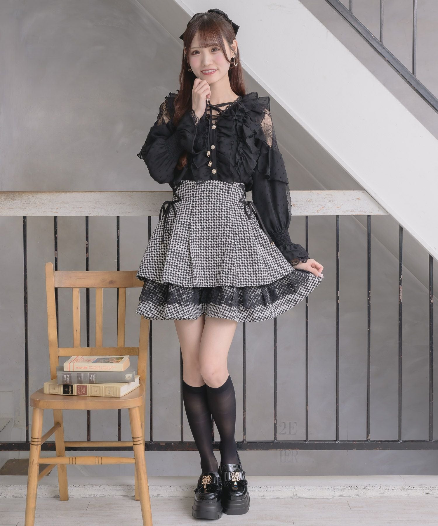 レーシーティアードミニスカート | Rlab store