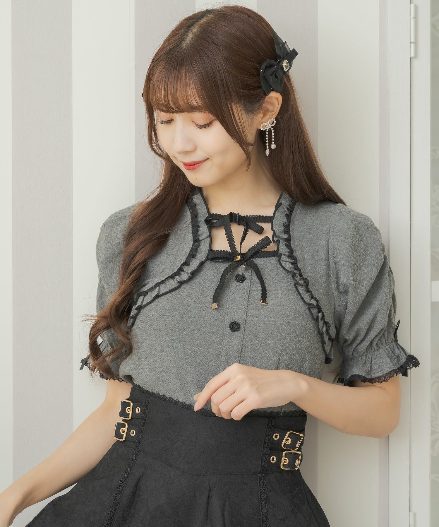 Wリボンボレロ風トップス | Rlab store