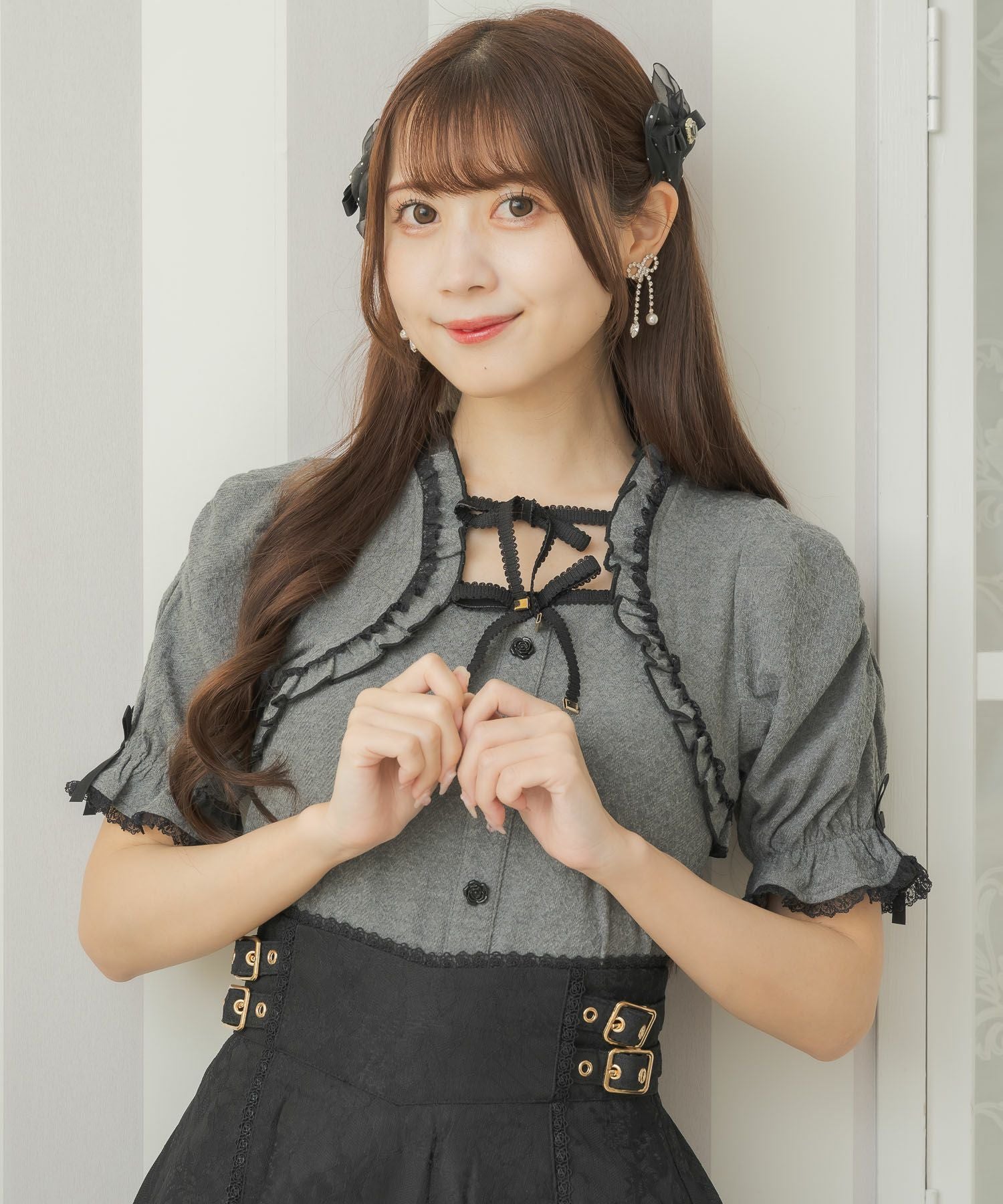 Wリボンボレロ風トップス | Rlab store