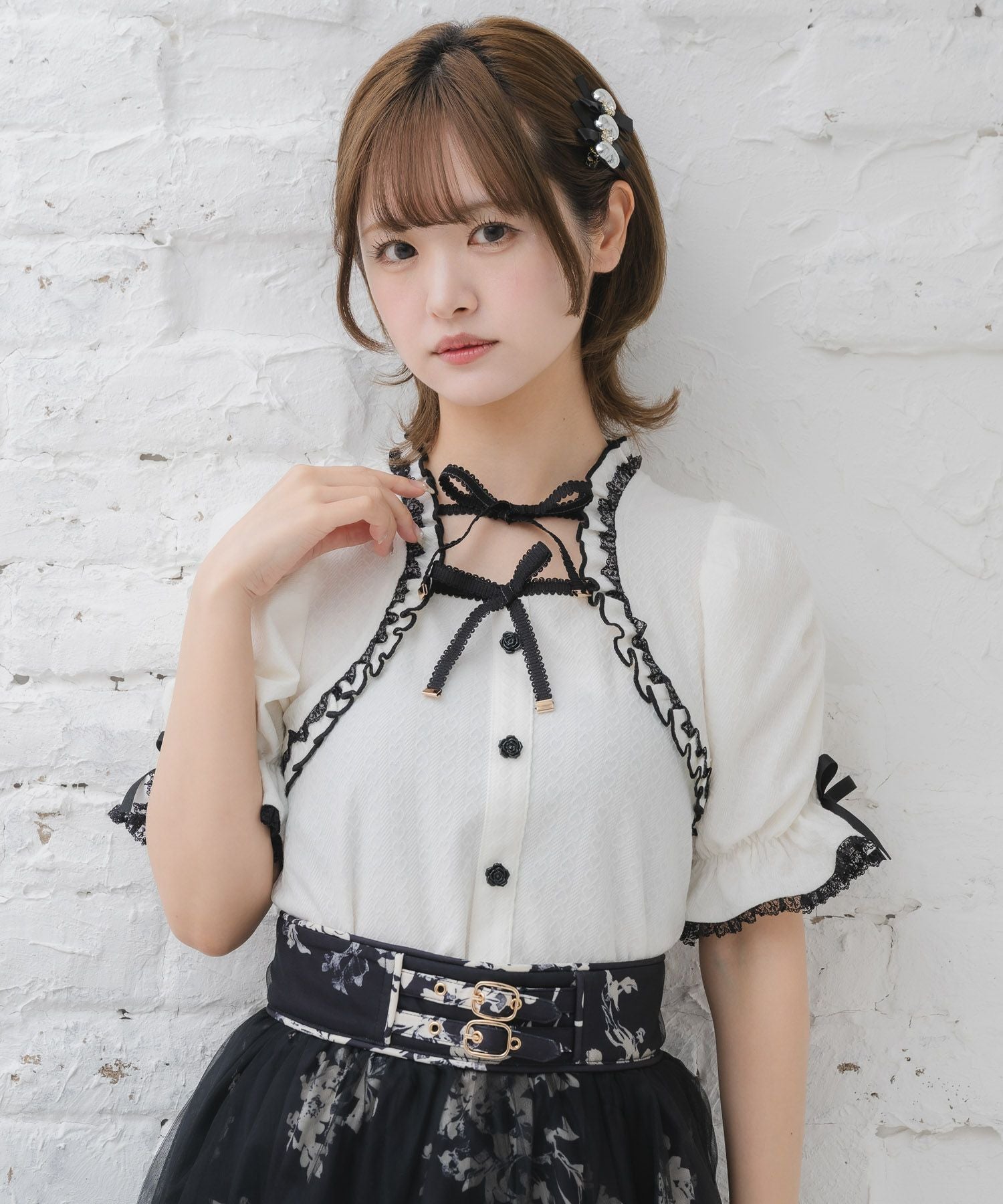 Wリボンボレロ風トップス | Rlab store