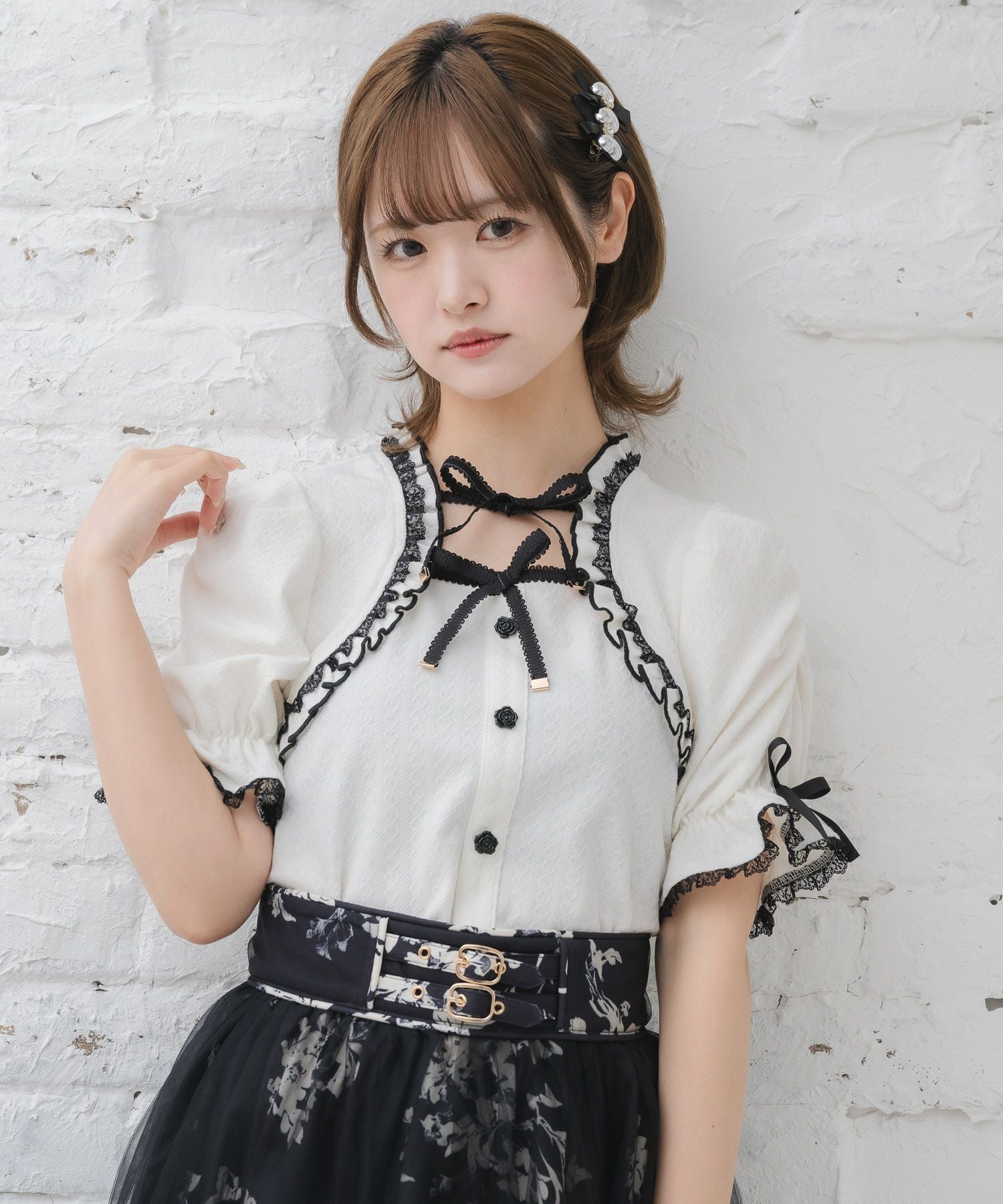 Wリボンボレロ風トップス | Rlab store