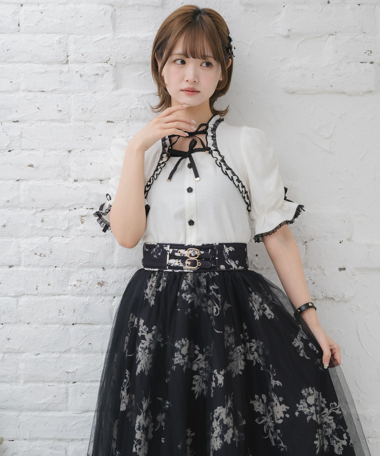 Wリボンボレロ風トップス | Rlab store