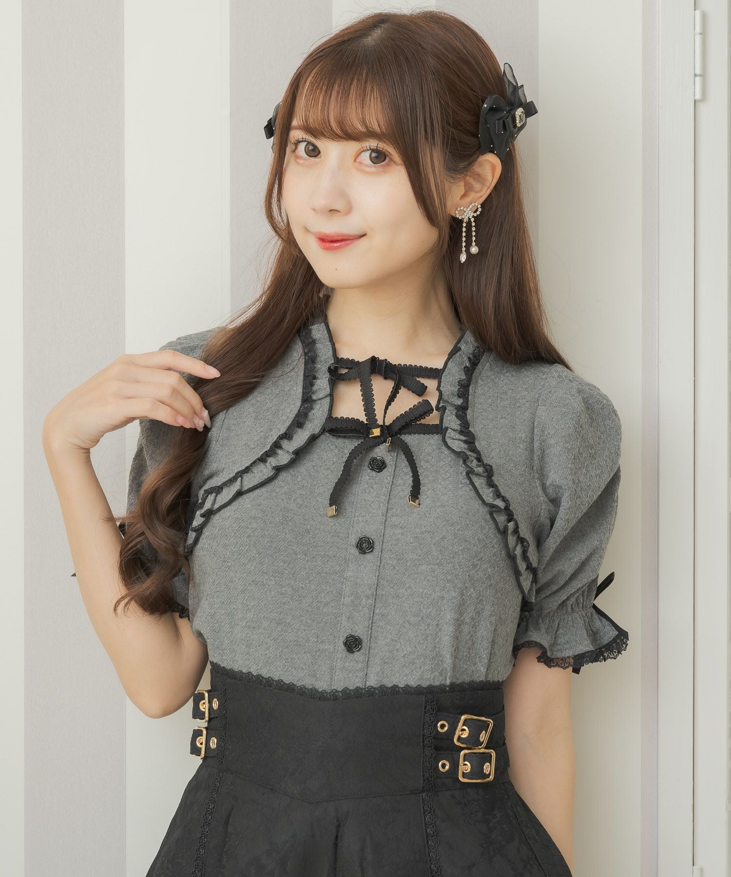 Wリボンボレロ風トップス | Rlab store