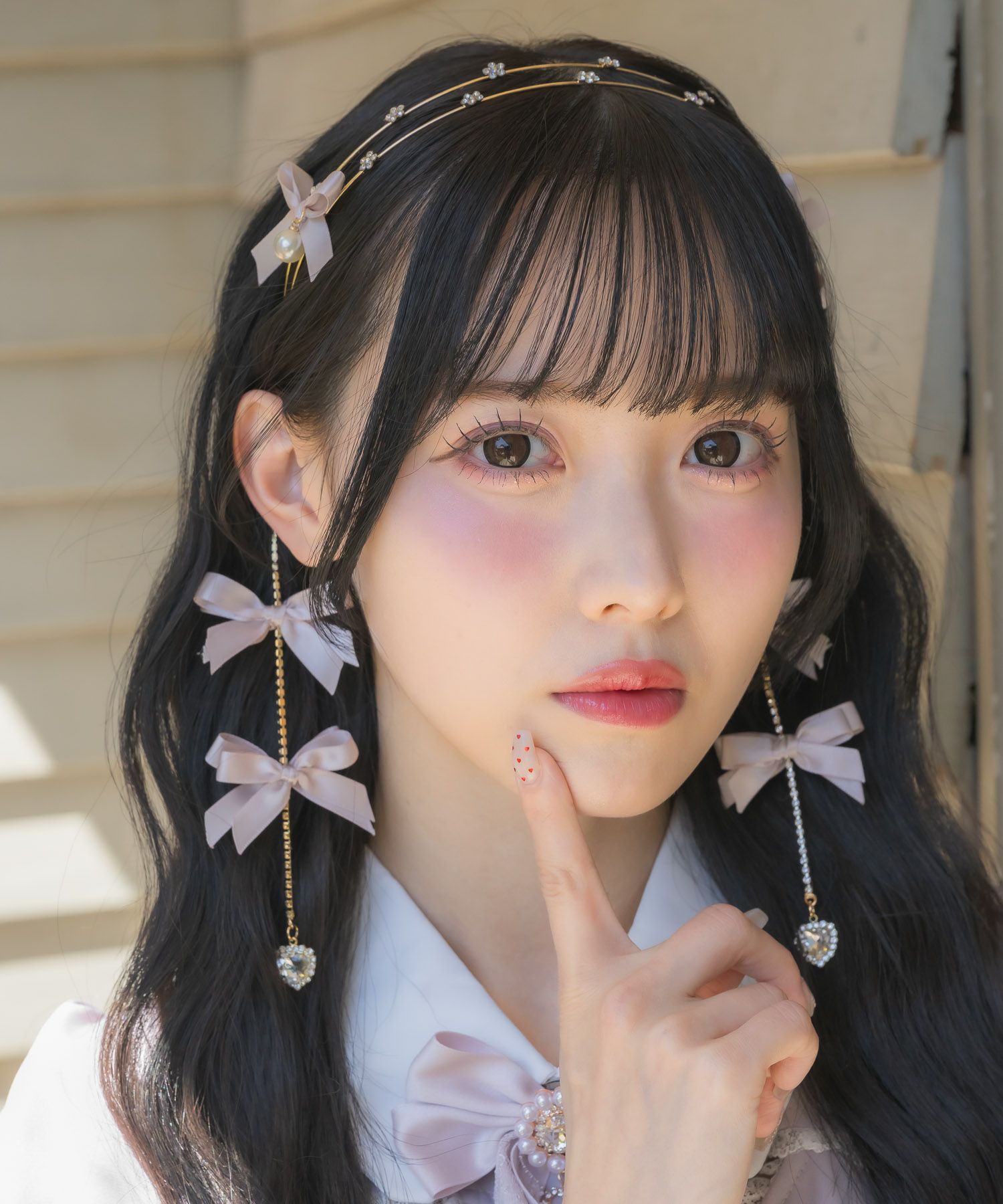 リボン付チェーンカチューシャ | Rlab store