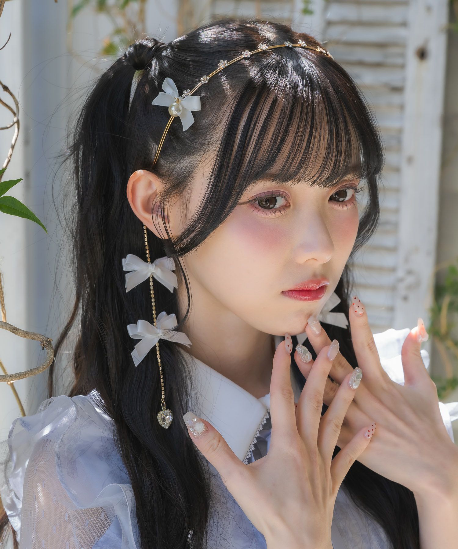 リボン付チェーンカチューシャ | Rlab store