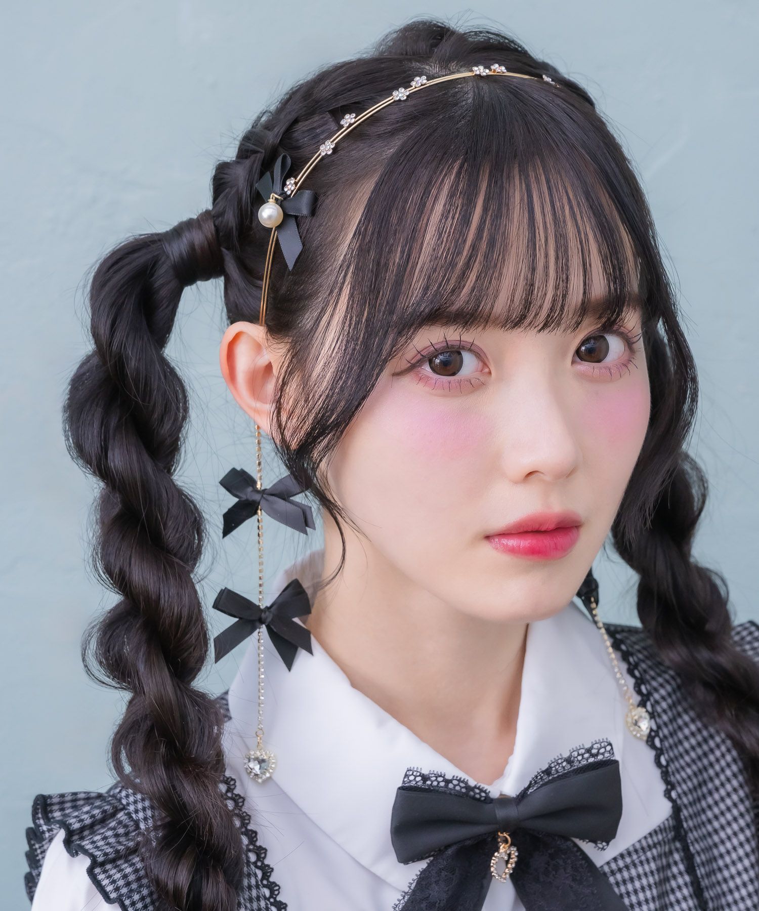 リボン付チェーンカチューシャ | Rlab store