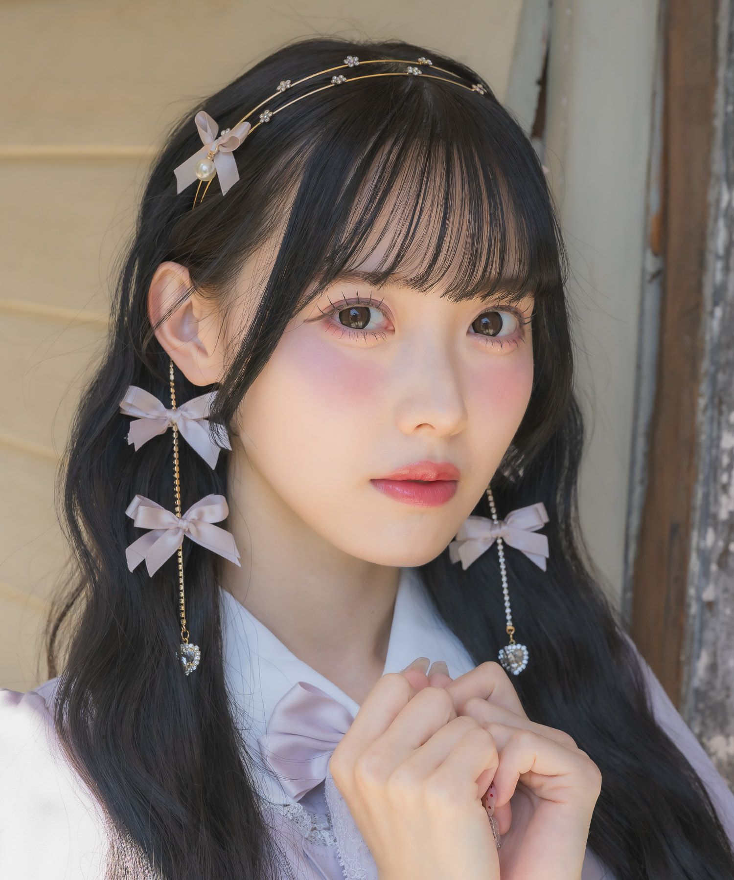 リボン付チェーンカチューシャ | Rlab store