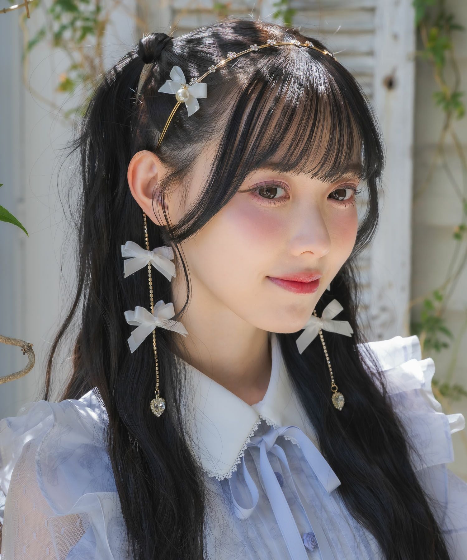 2個セット　カチューシャ用リボン リボン付チェーンカチューシャ | Rlab store