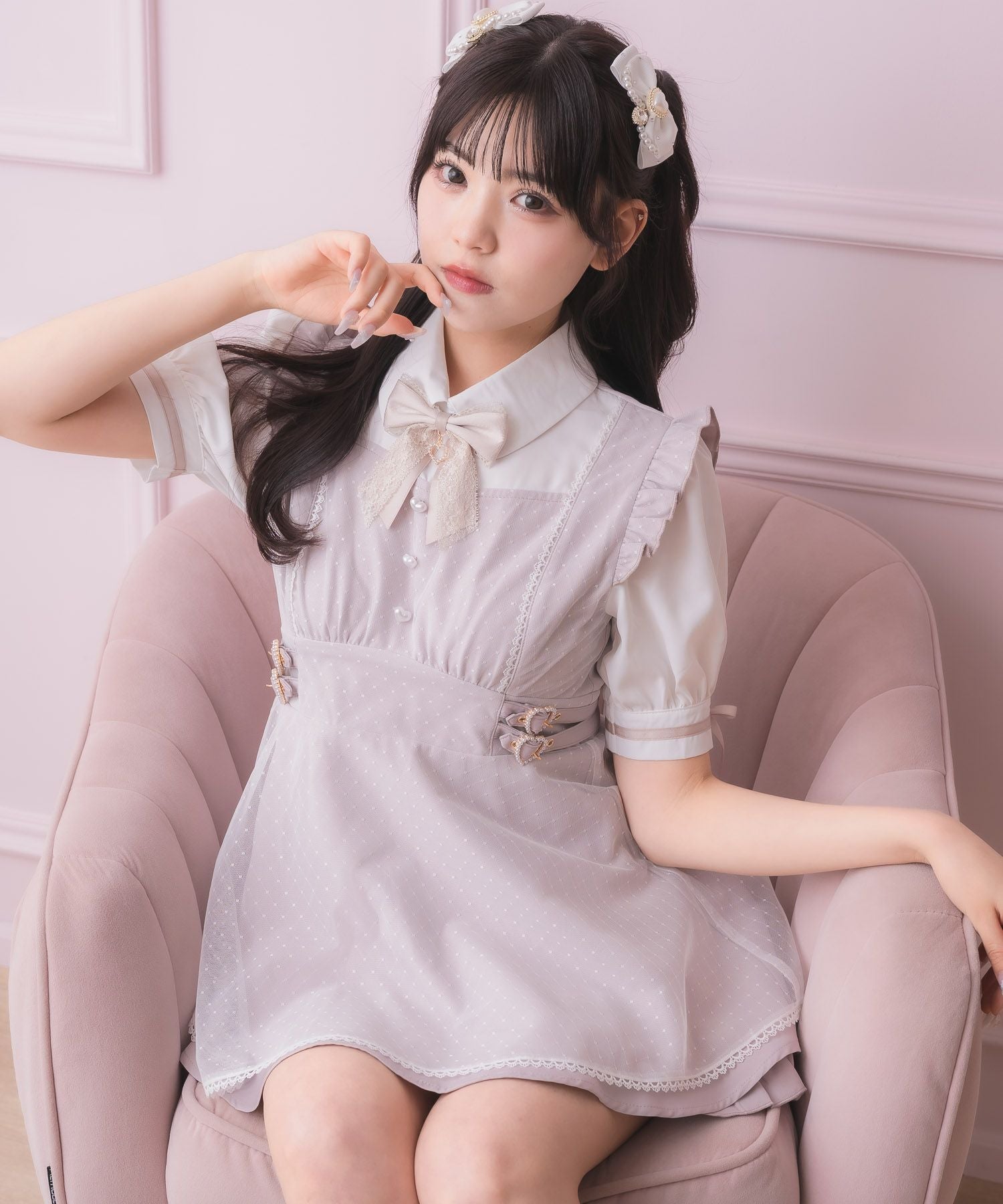 チュールレイヤードデザインセットアップ | Rlab store