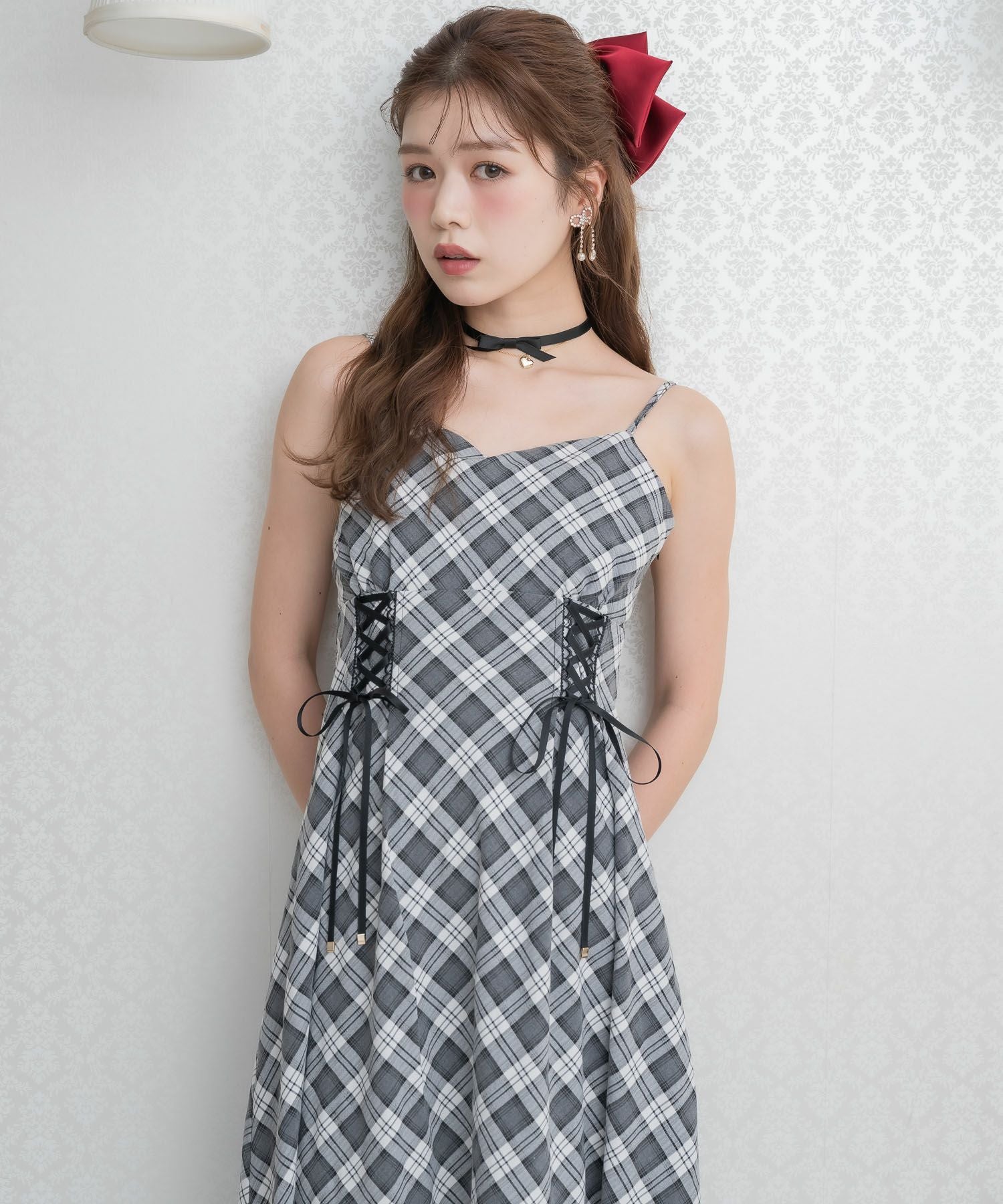 テーラードシアーブラウス×キャミワンピースセット | Rlab store