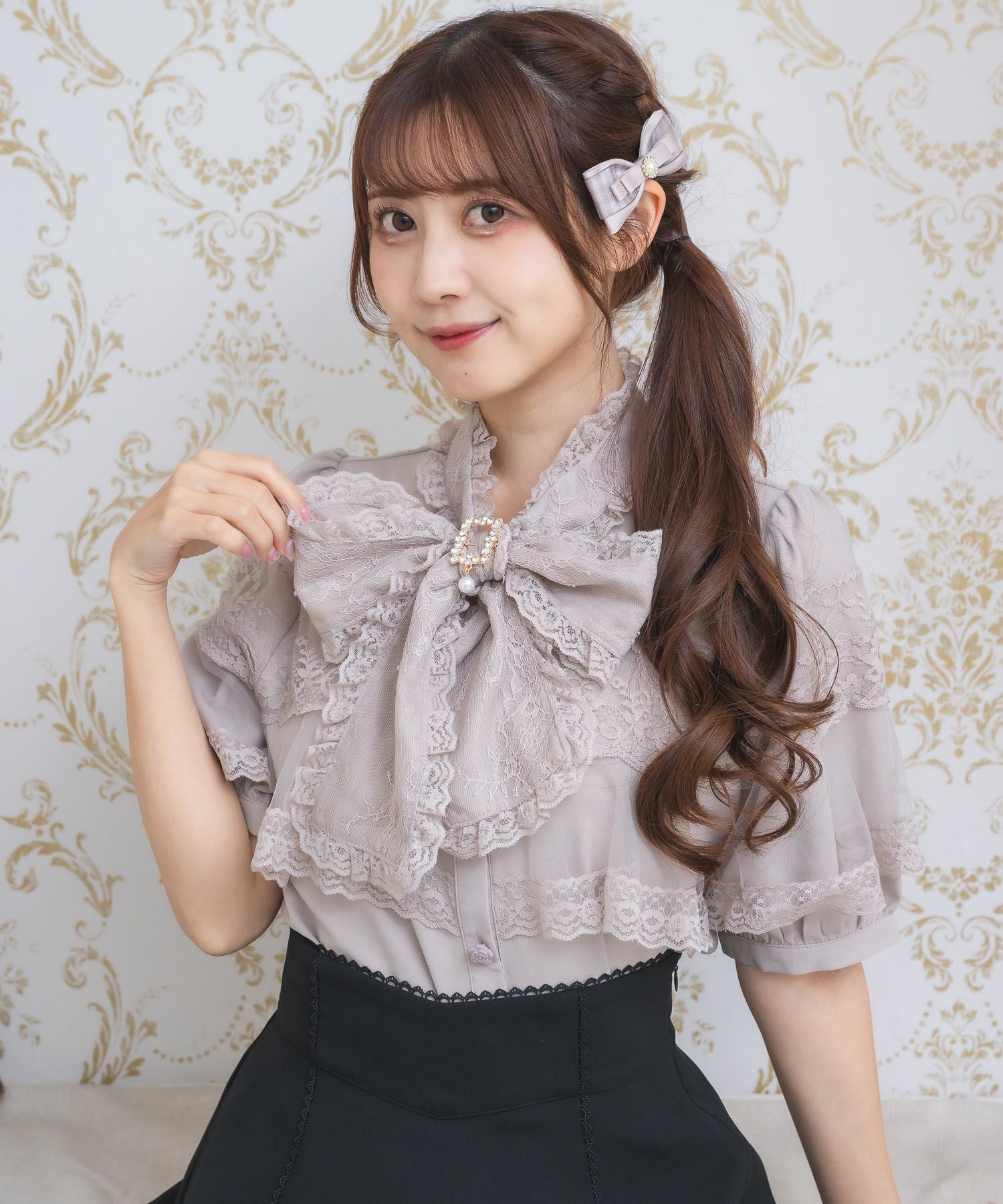 半袖ケープブラウス | Rlab store