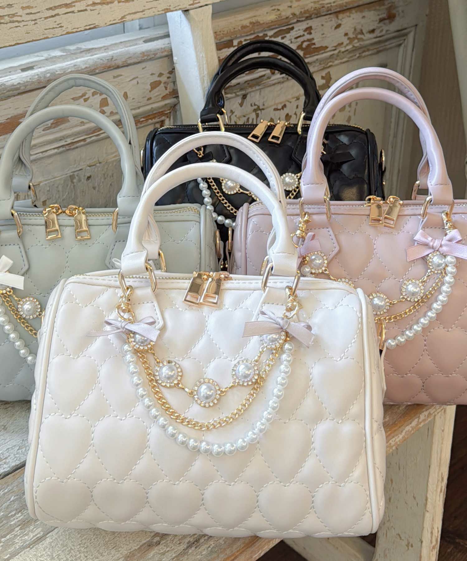 ハートキルティングチェーンBAG | Rlab store