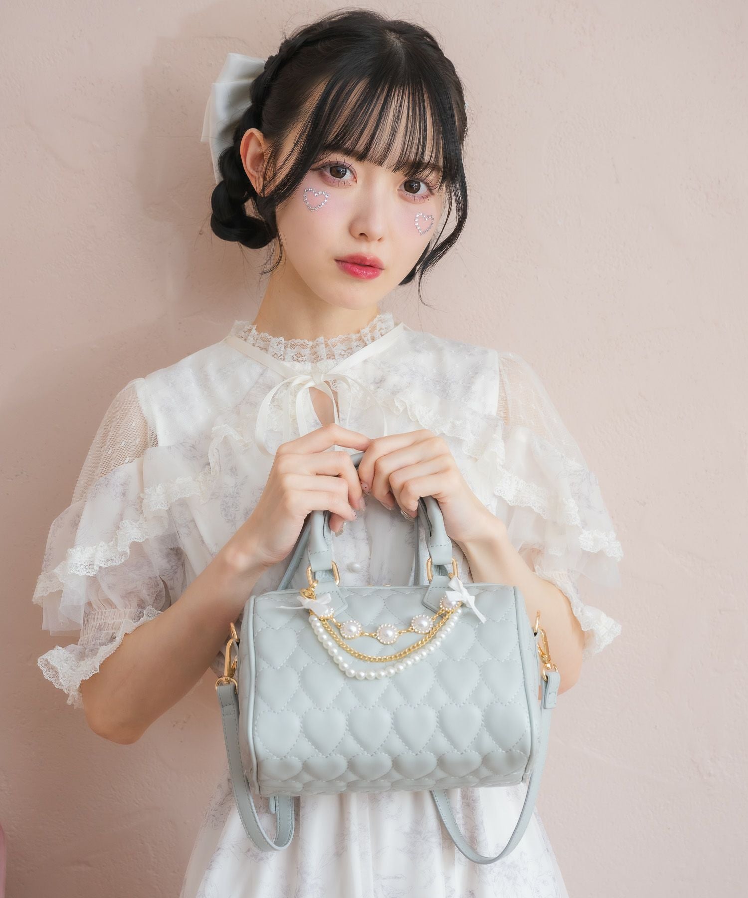 ハートキルティングチェーンBAG | Rlab store