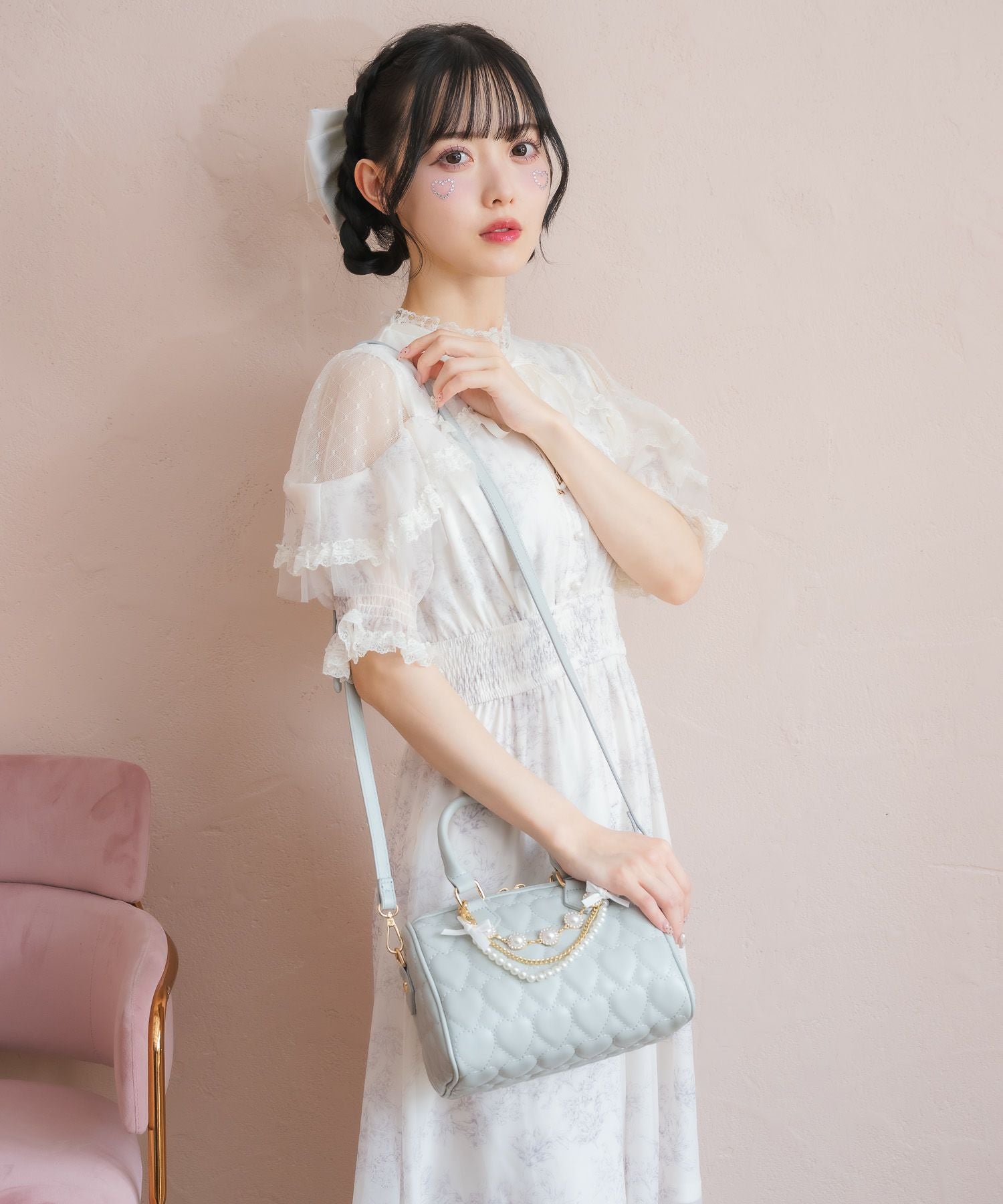 ハートキルティングチェーンBAG | Rlab store