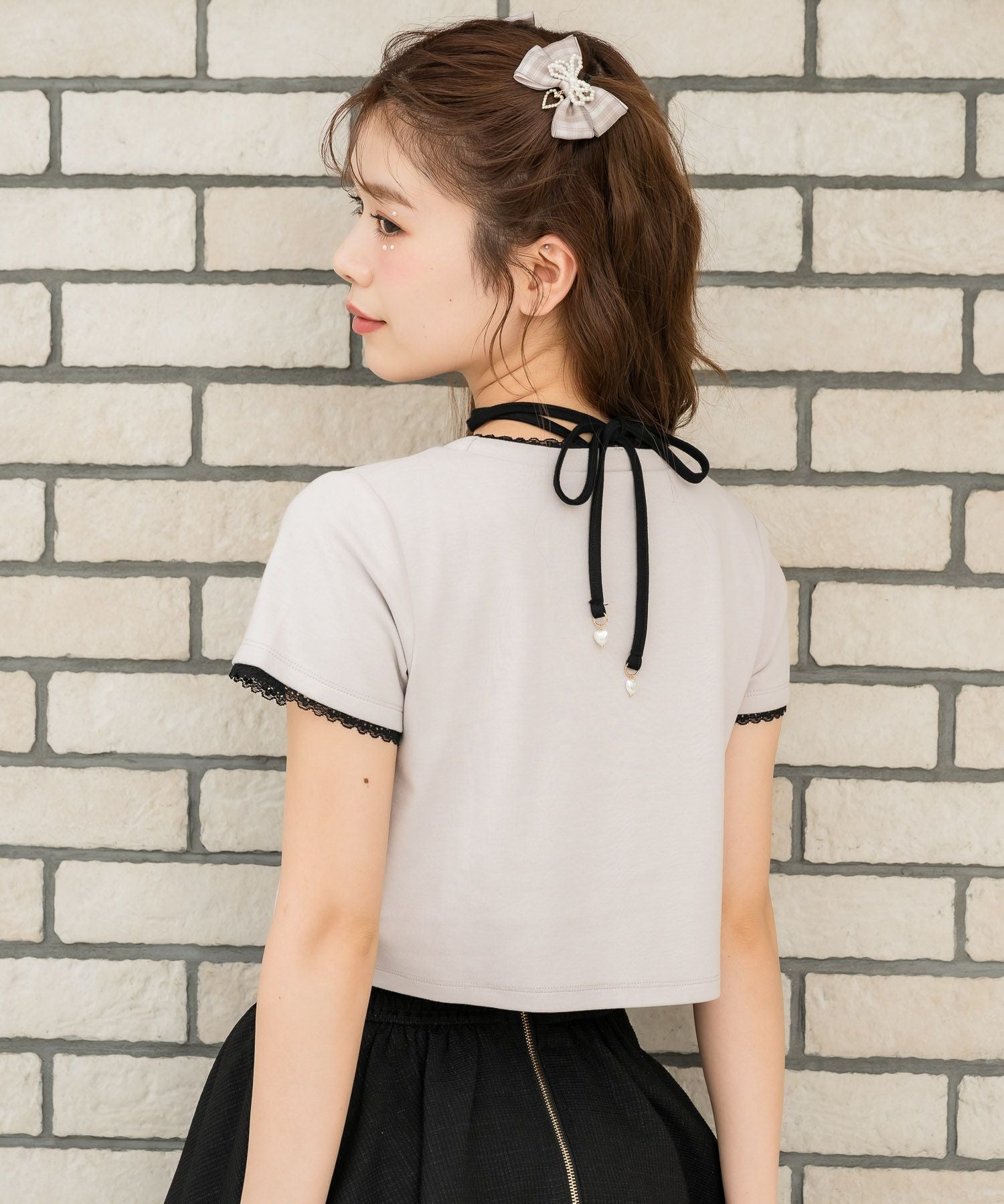 チョーカー刺繍Tシャツ | Rlab store