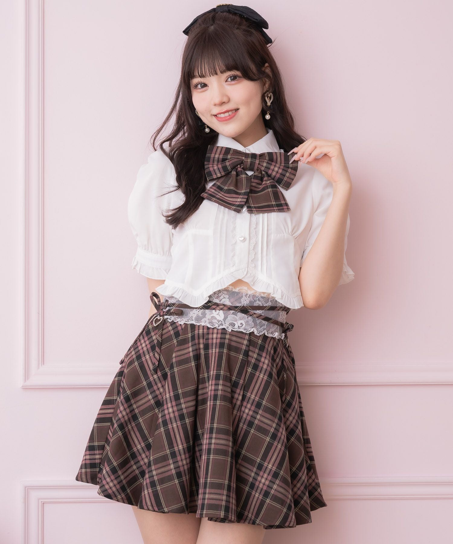 クロスリボンデザインスカート | Rlab store
