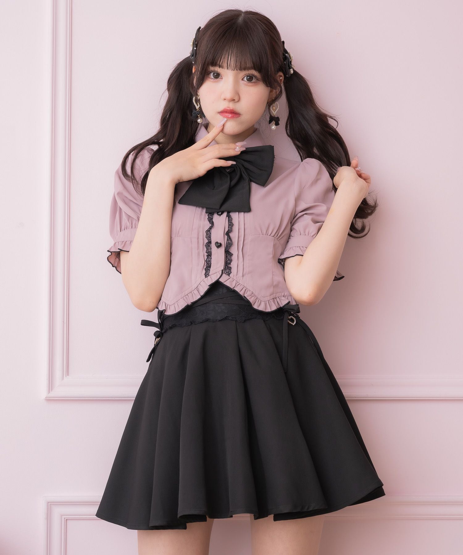 クロスリボンデザインスカート | Rlab store