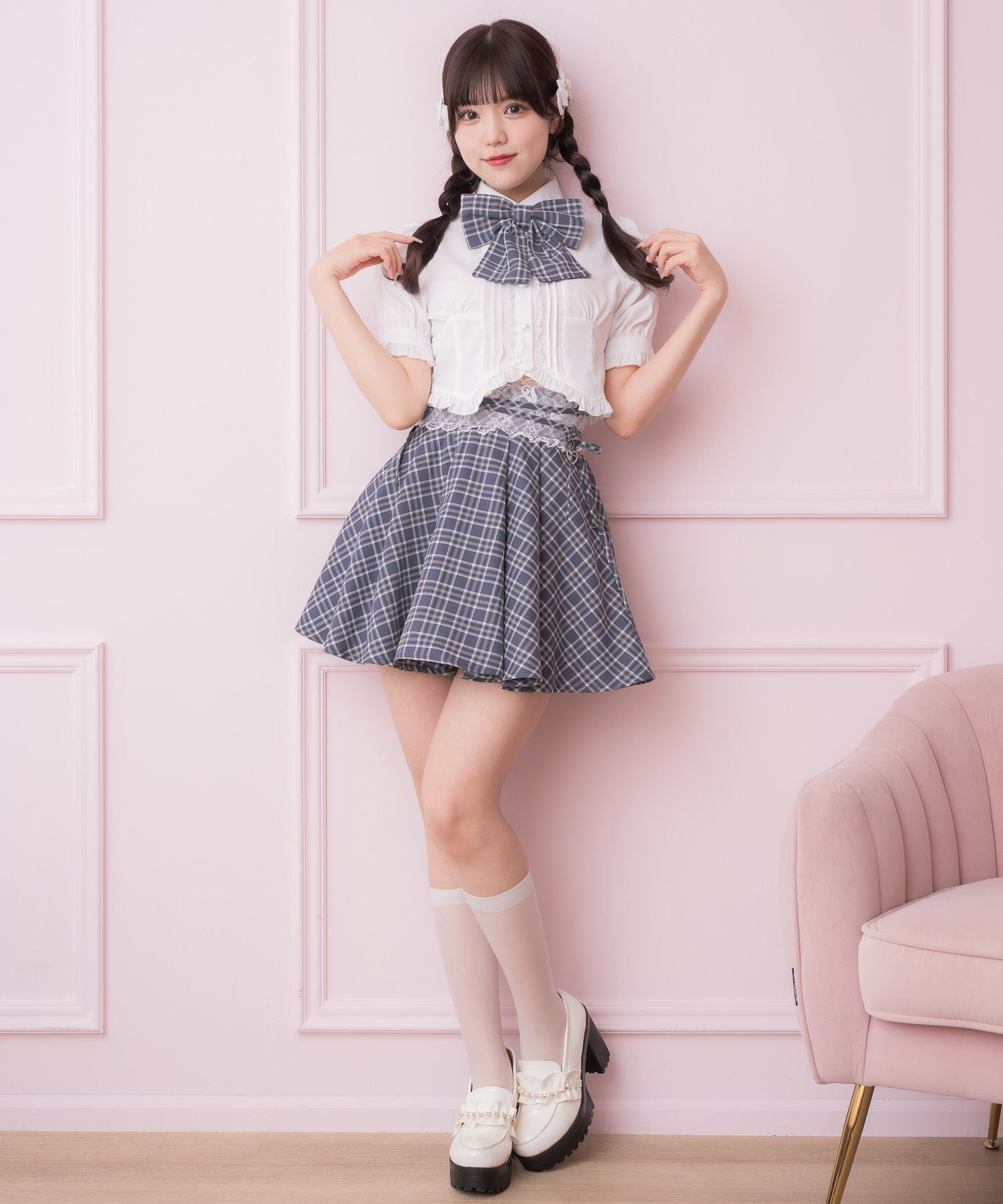 クロスリボンデザインスカート | Rlab store