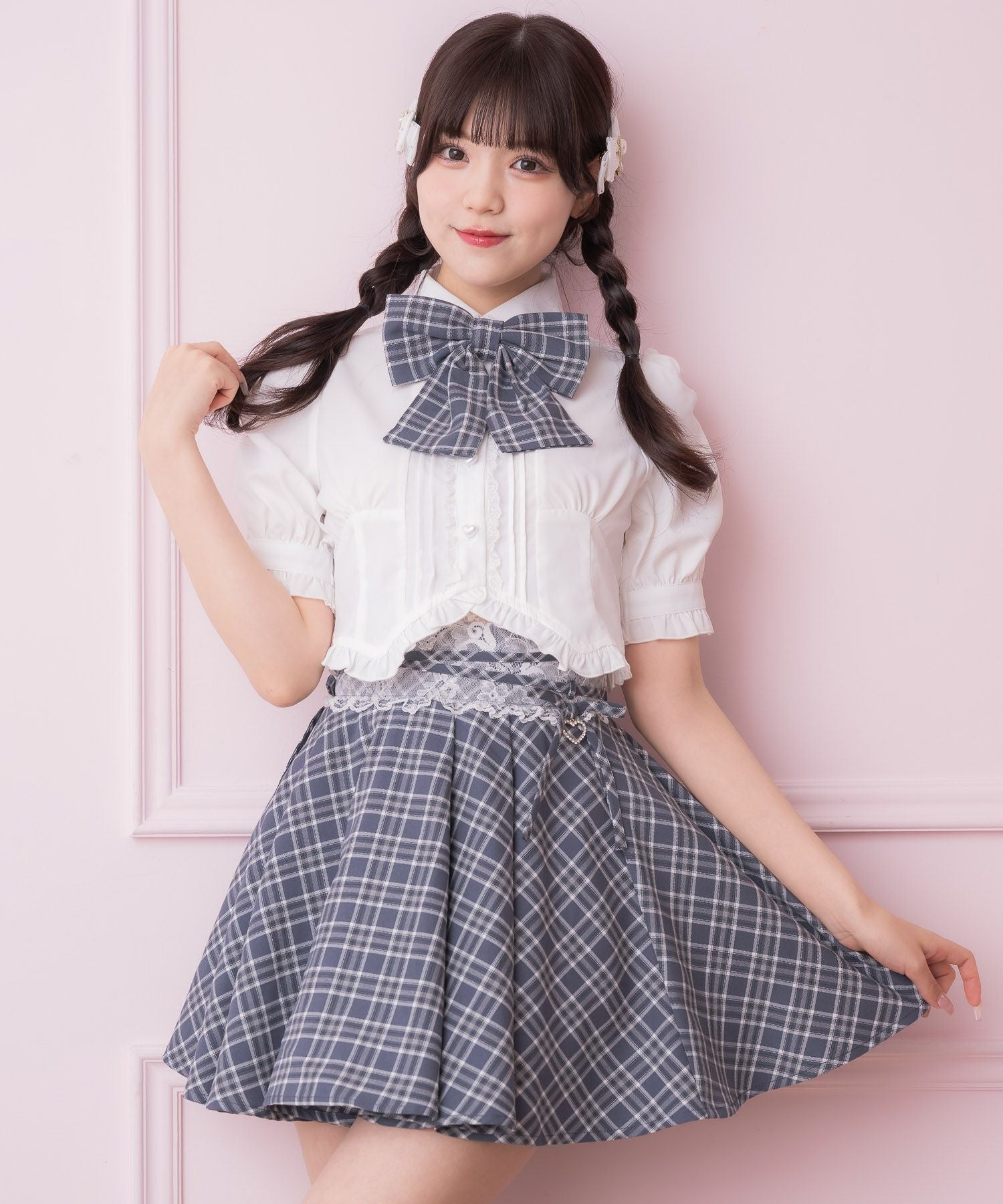 クロスリボンデザインスカート | Rlab store