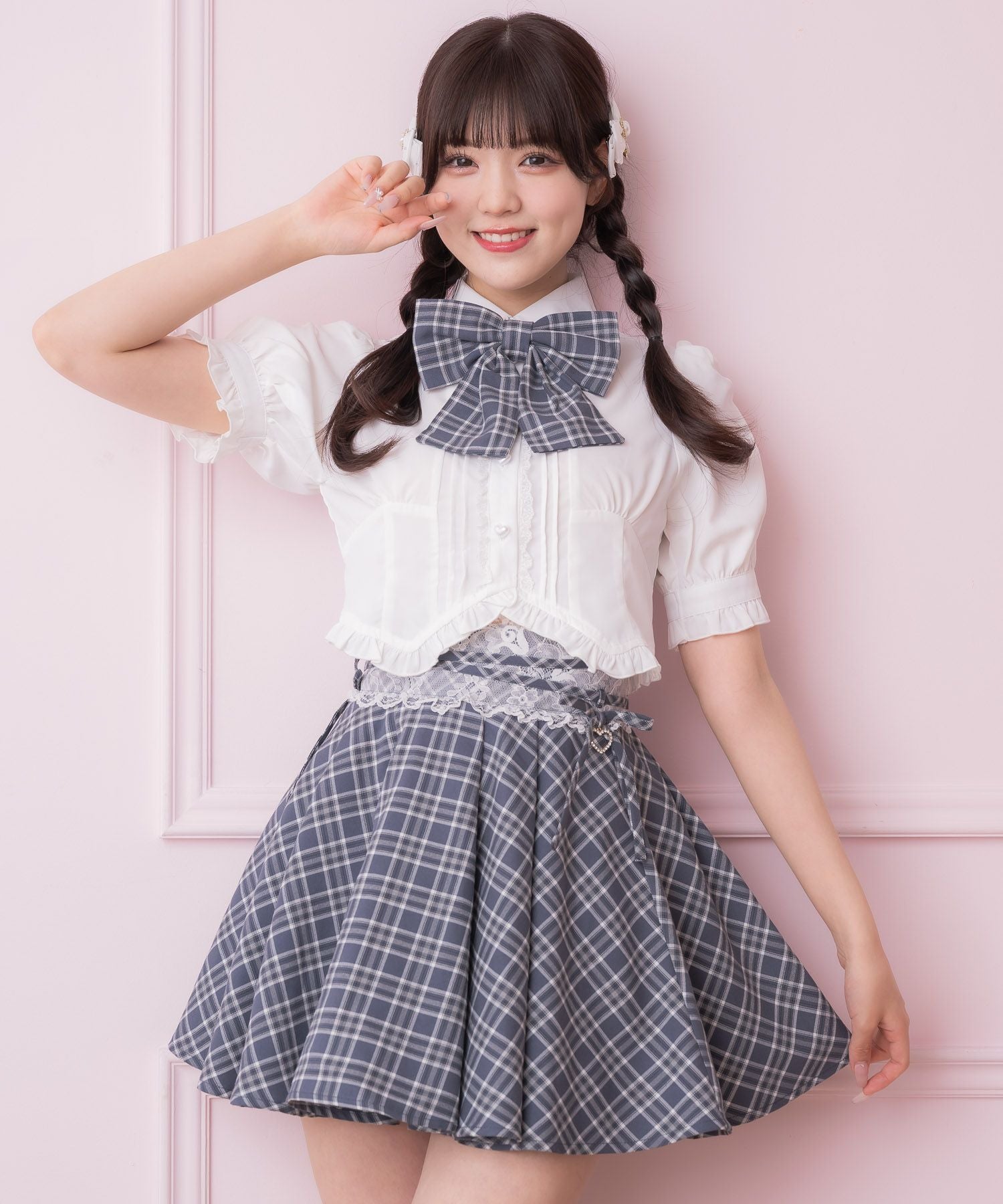 クロスリボンデザインスカート | Rlab store
