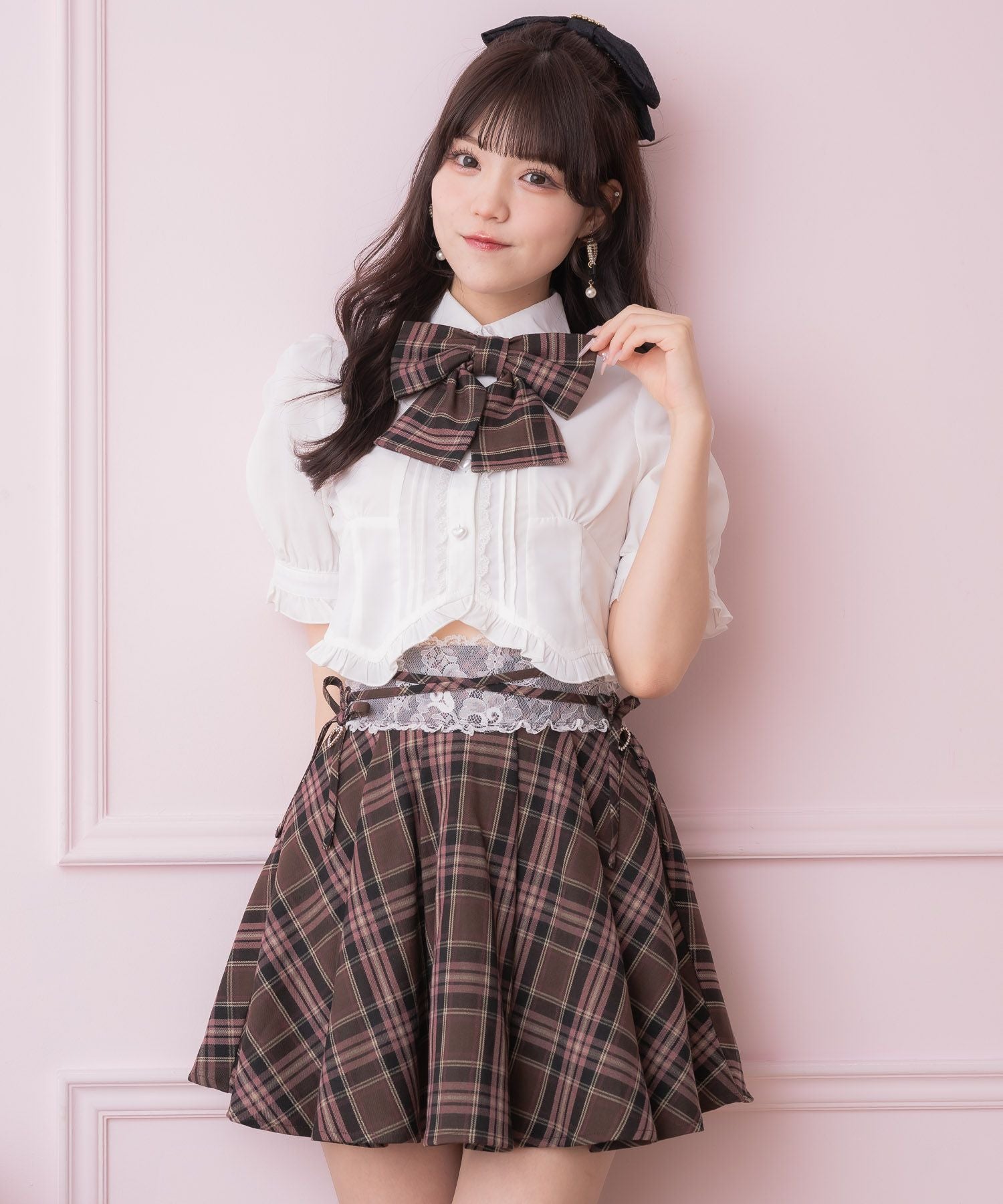 クロスリボンデザインスカート | Rlab store